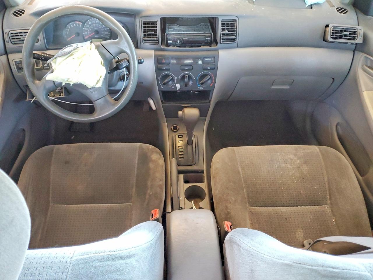 2006 Toyota Corolla Ce Silver vin: JTDBR32E060082779