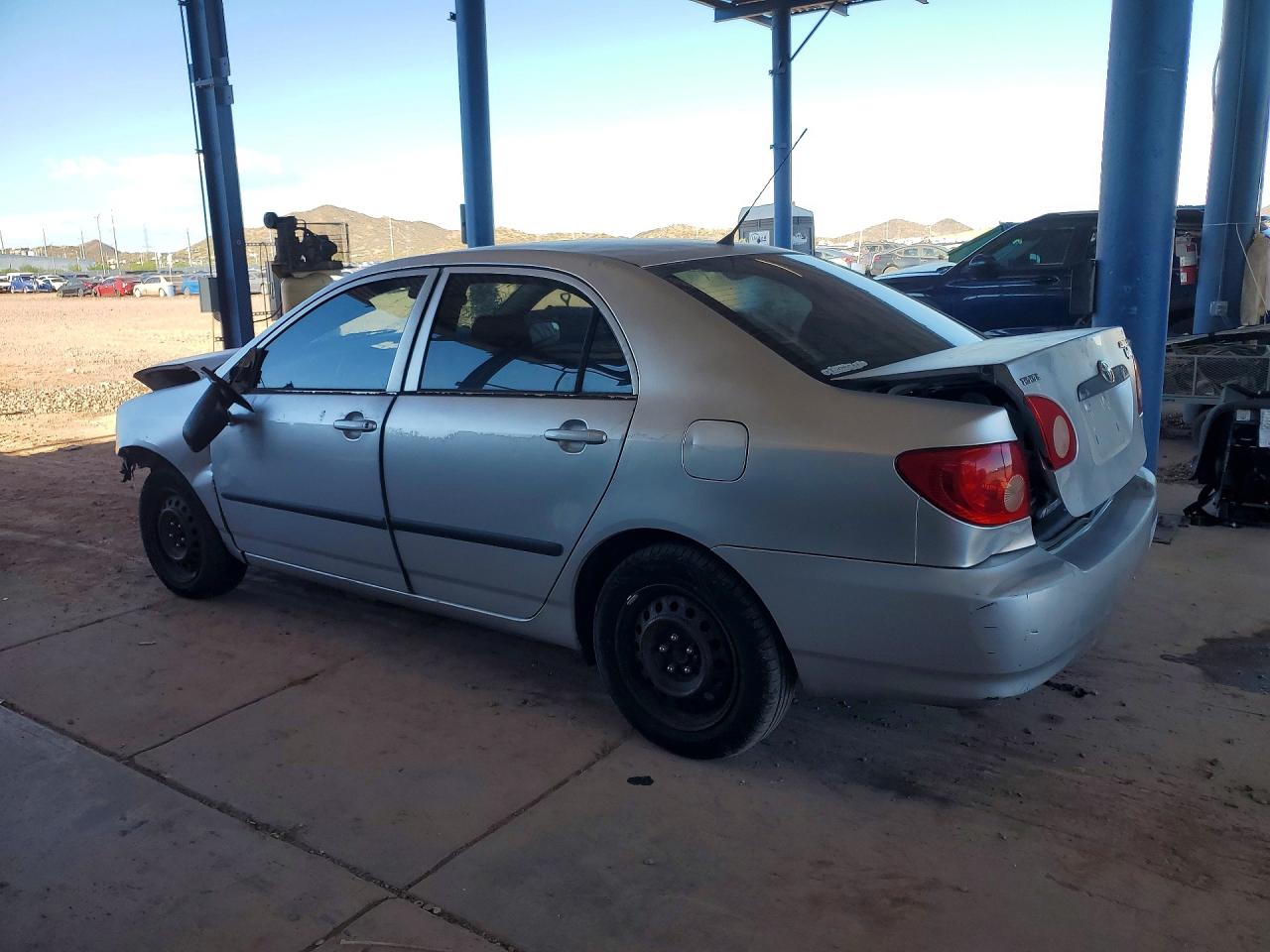 2006 Toyota Corolla Ce Silver vin: JTDBR32E060082779