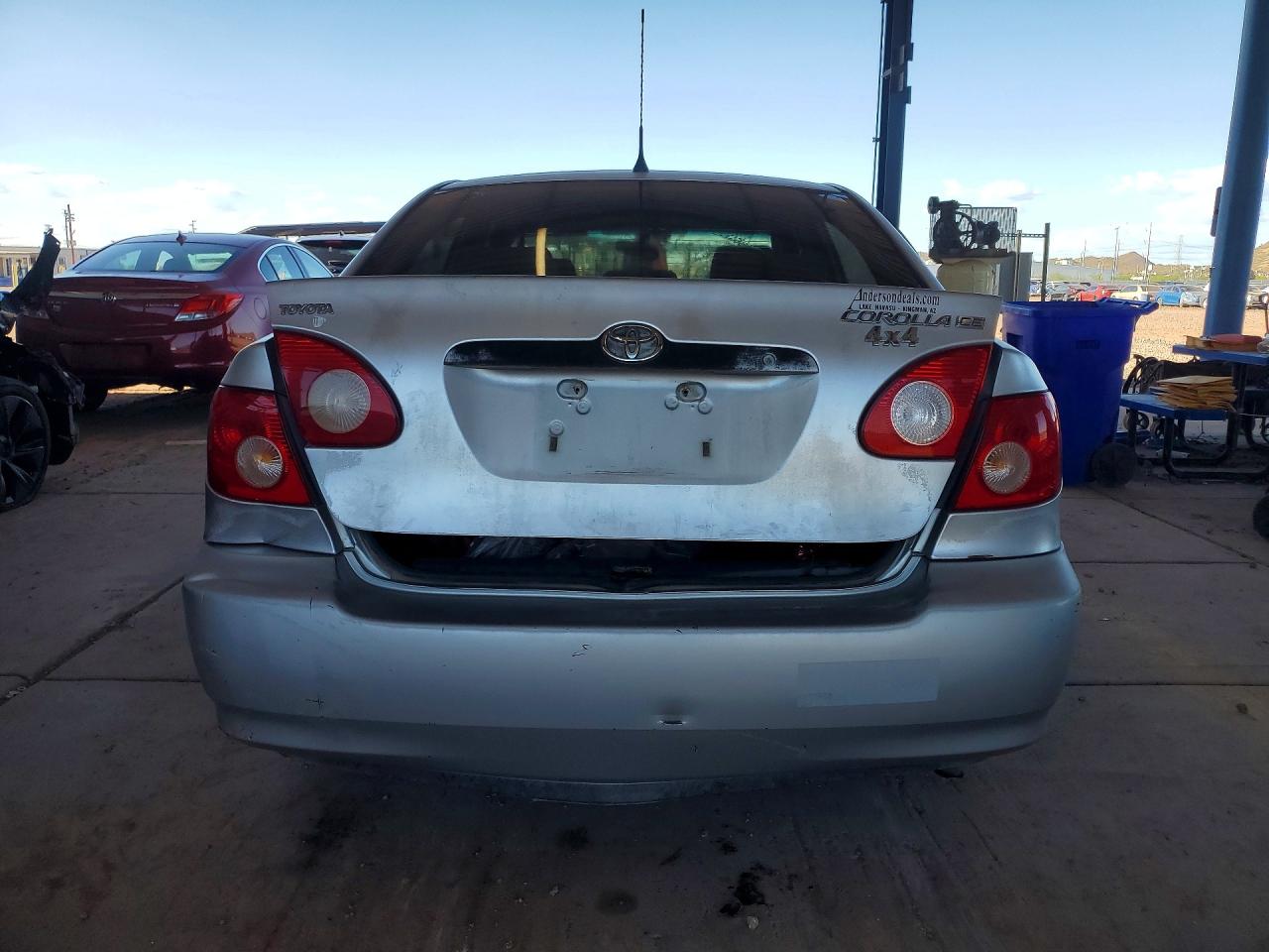 2006 Toyota Corolla Ce Silver vin: JTDBR32E060082779