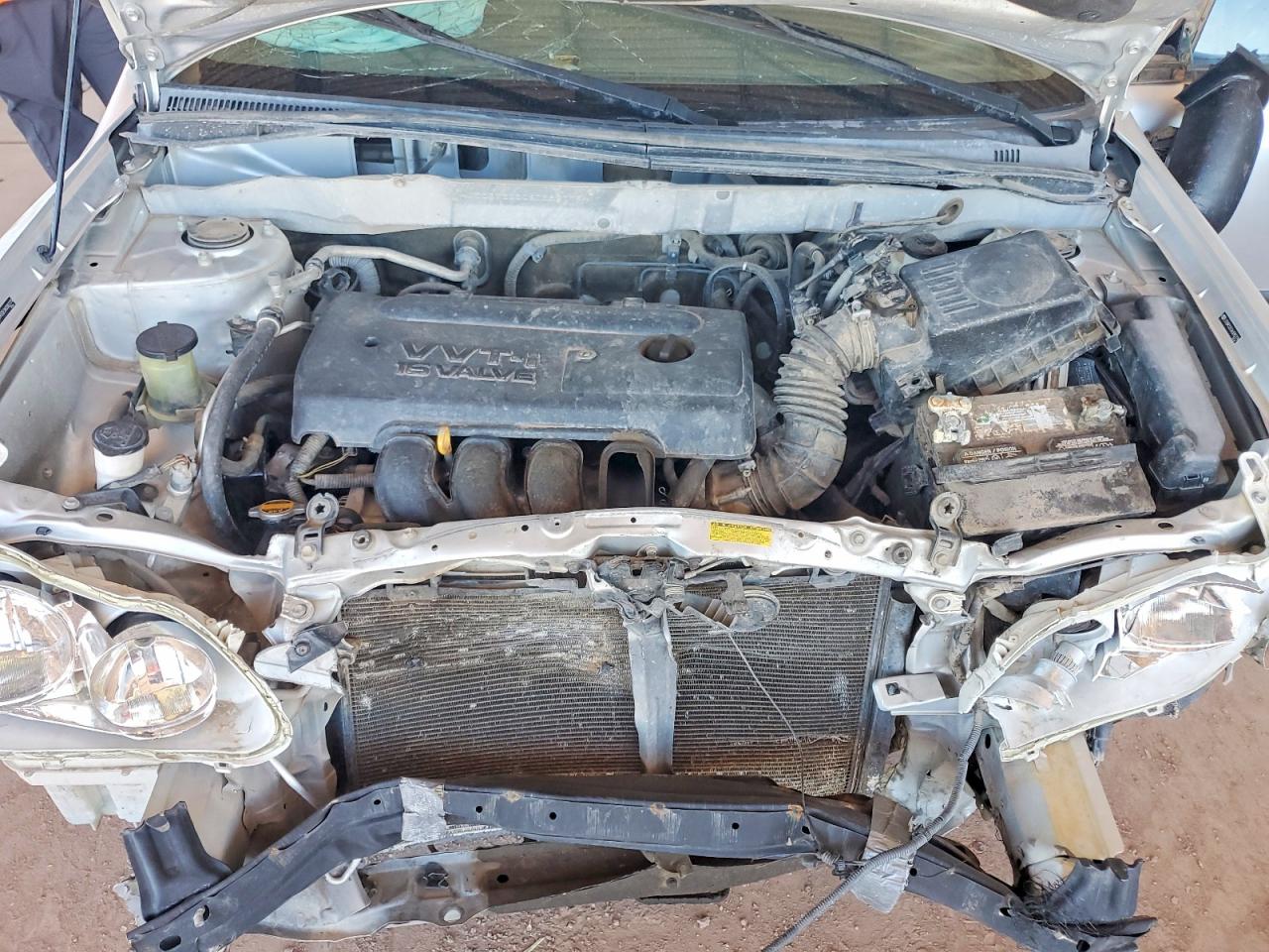2006 Toyota Corolla Ce Silver vin: JTDBR32E060082779