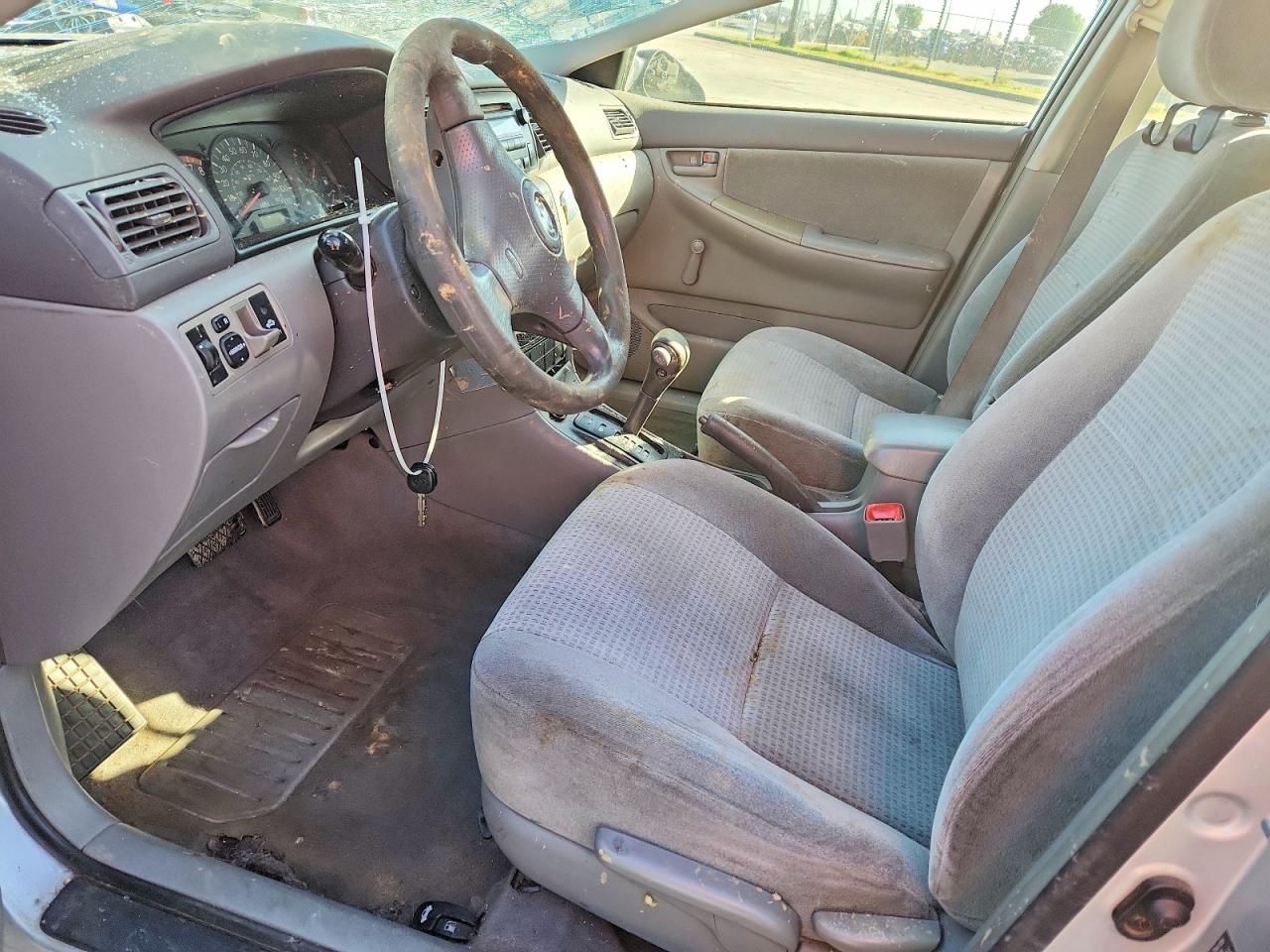 2006 Toyota Corolla Ce Silver vin: JTDBR32E060096911