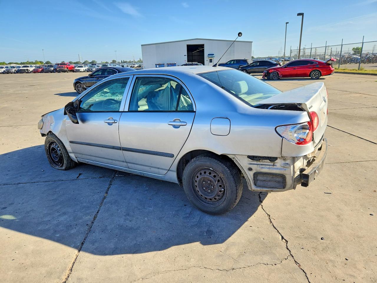 2006 Toyota Corolla Ce Silver vin: JTDBR32E060096911