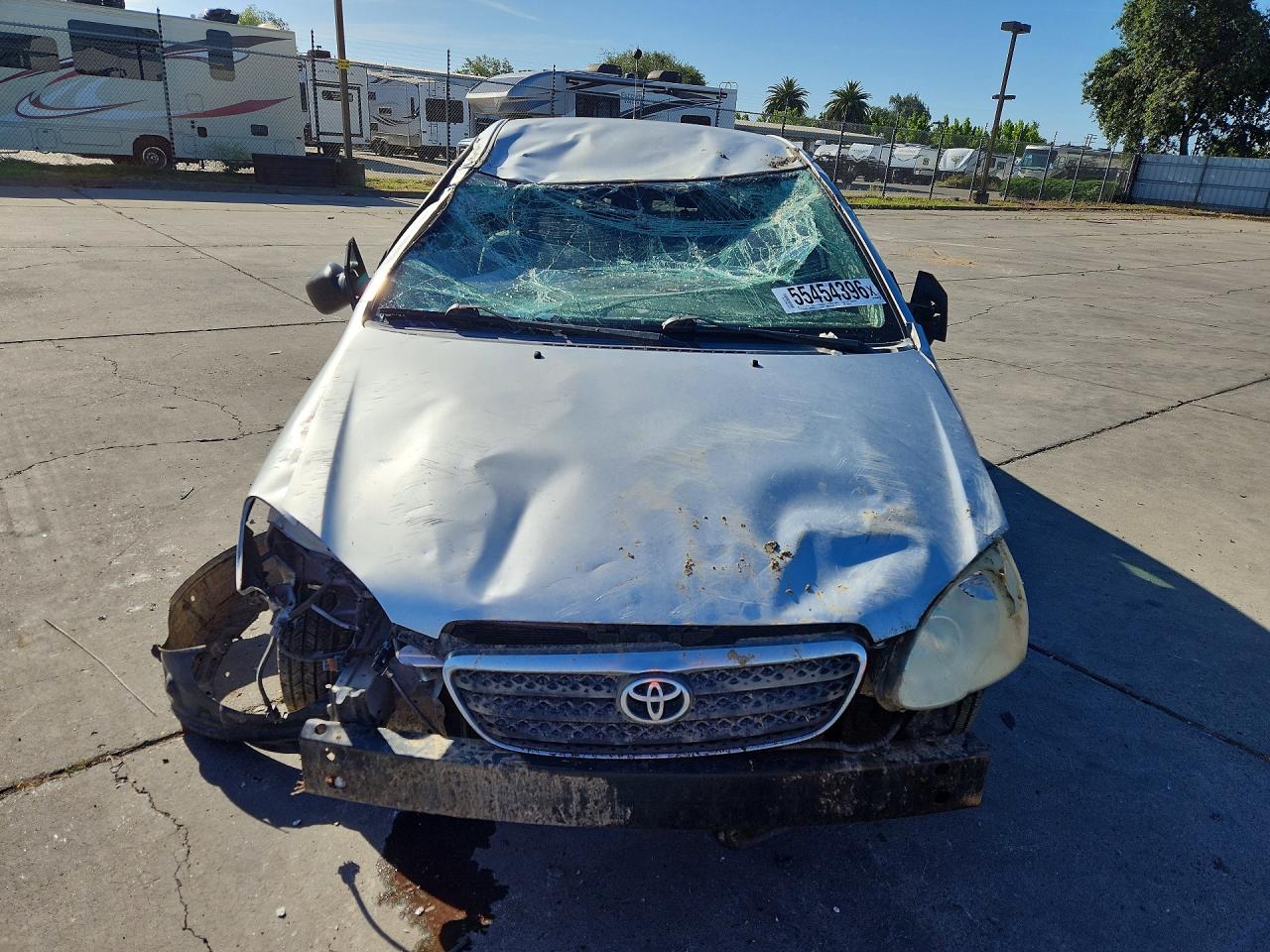 2006 Toyota Corolla Ce Silver vin: JTDBR32E060096911