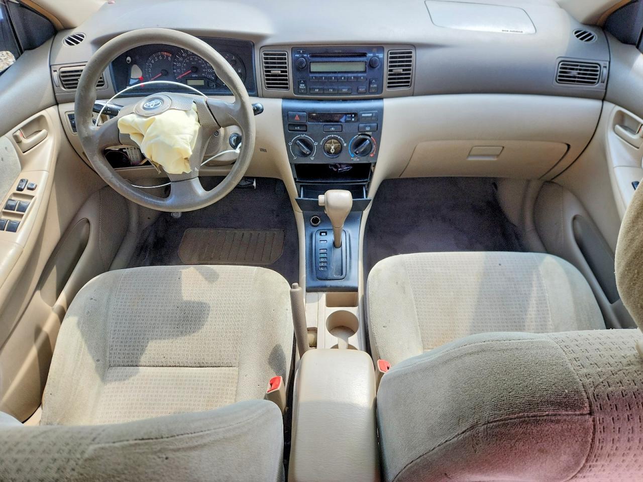 2007 Toyota Corolla Ce White vin: JTDBR32E070106127