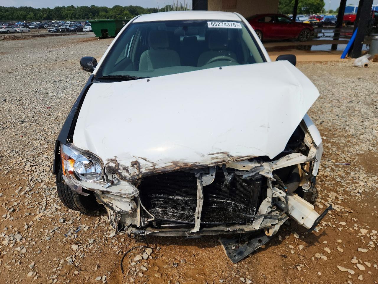 2007 Toyota Corolla Ce White vin: JTDBR32E070106127