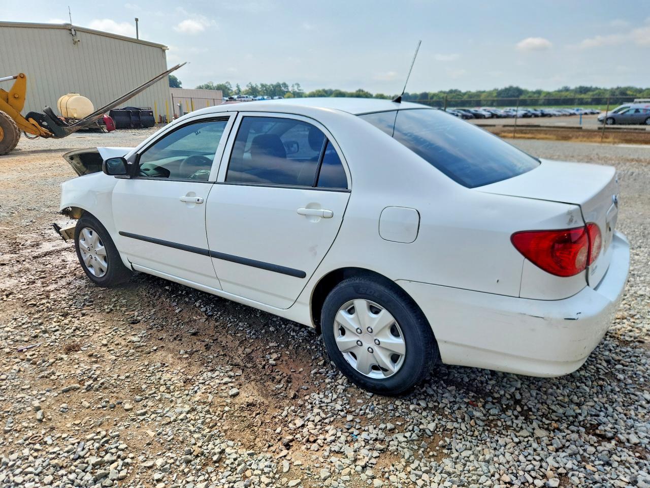 2007 Toyota Corolla Ce White vin: JTDBR32E070106127