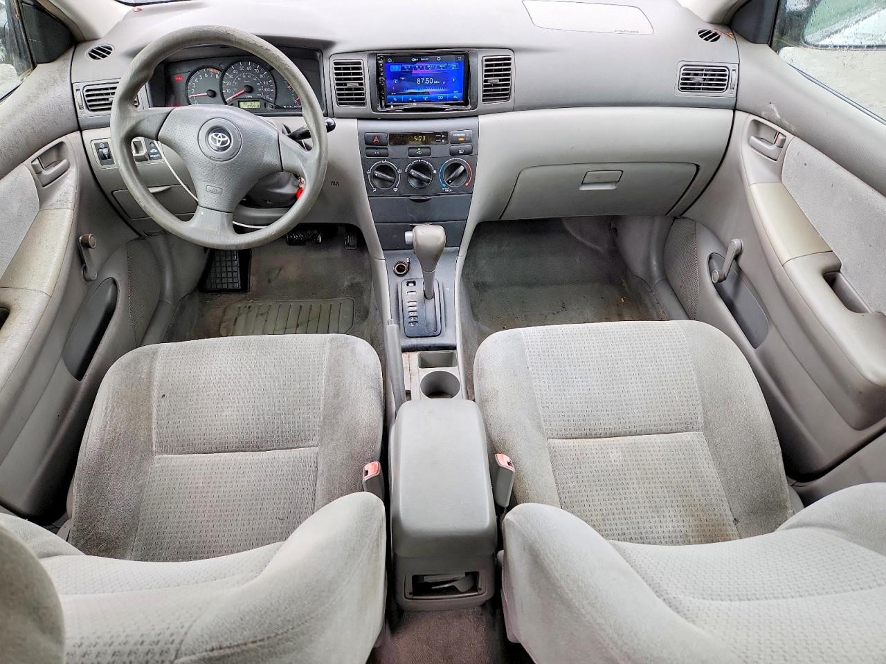 2007 Toyota Corolla Ce Silver vin: JTDBR32E070112039
