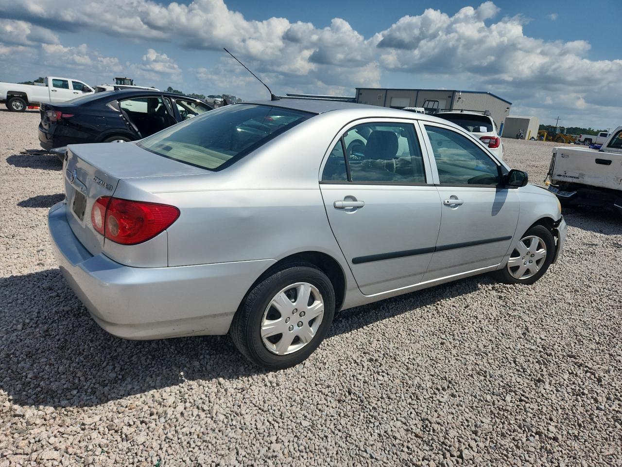 2007 Toyota Corolla Ce Серебряный vin: JTDBR32E070130086