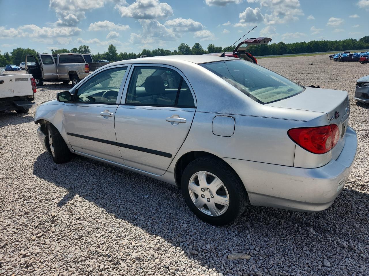 2007 Toyota Corolla Ce Серебряный vin: JTDBR32E070130086