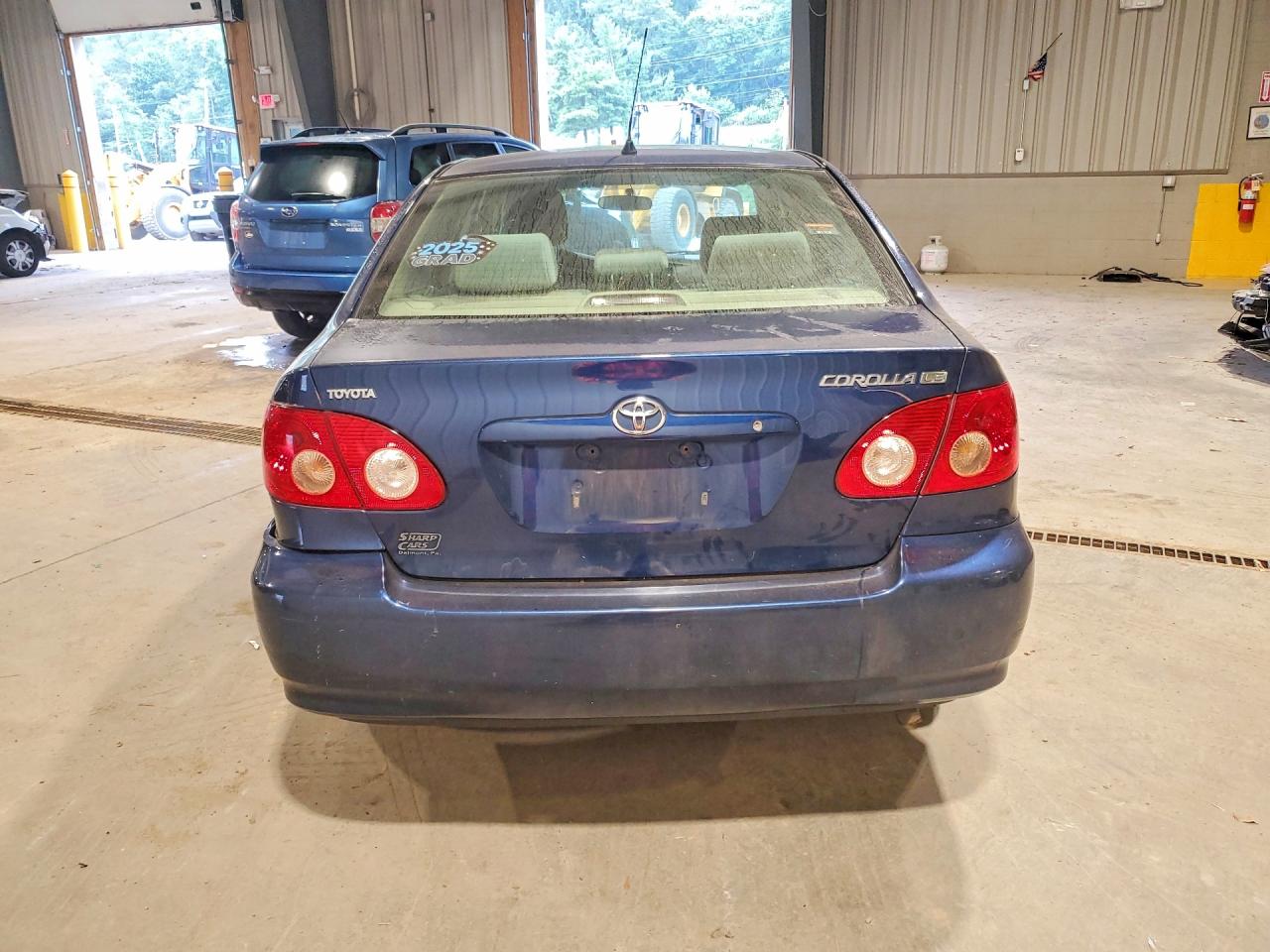 2007 Toyota Corolla Le Blue vin: JTDBR32E070132677