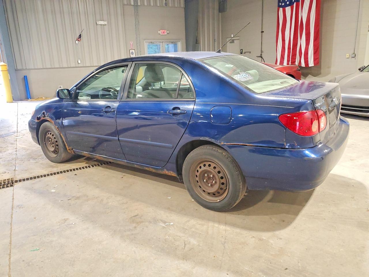 2007 Toyota Corolla Le Blue vin: JTDBR32E070132677