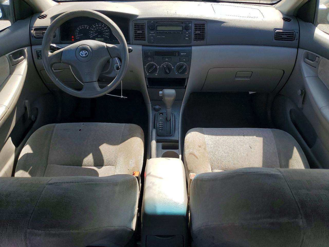 2003 Toyota Corolla Ce Silver vin: JTDBR32E130008623