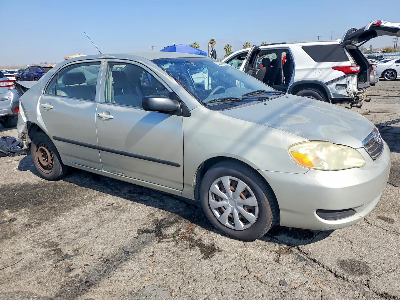 2003 Toyota Corolla Ce Silver vin: JTDBR32E130008623