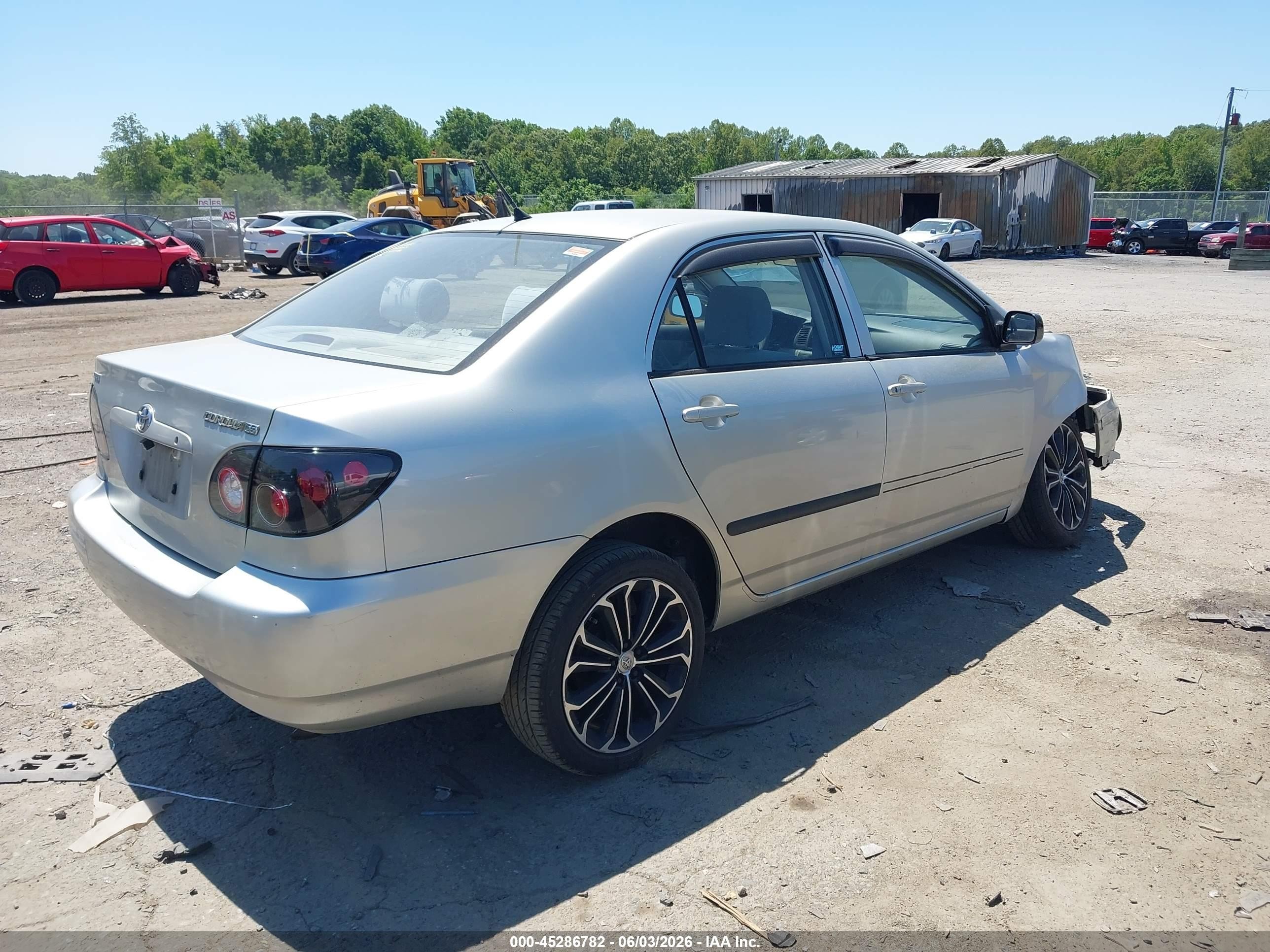 2003 Toyota Corolla Ce Gray vin: JTDBR32E130024210