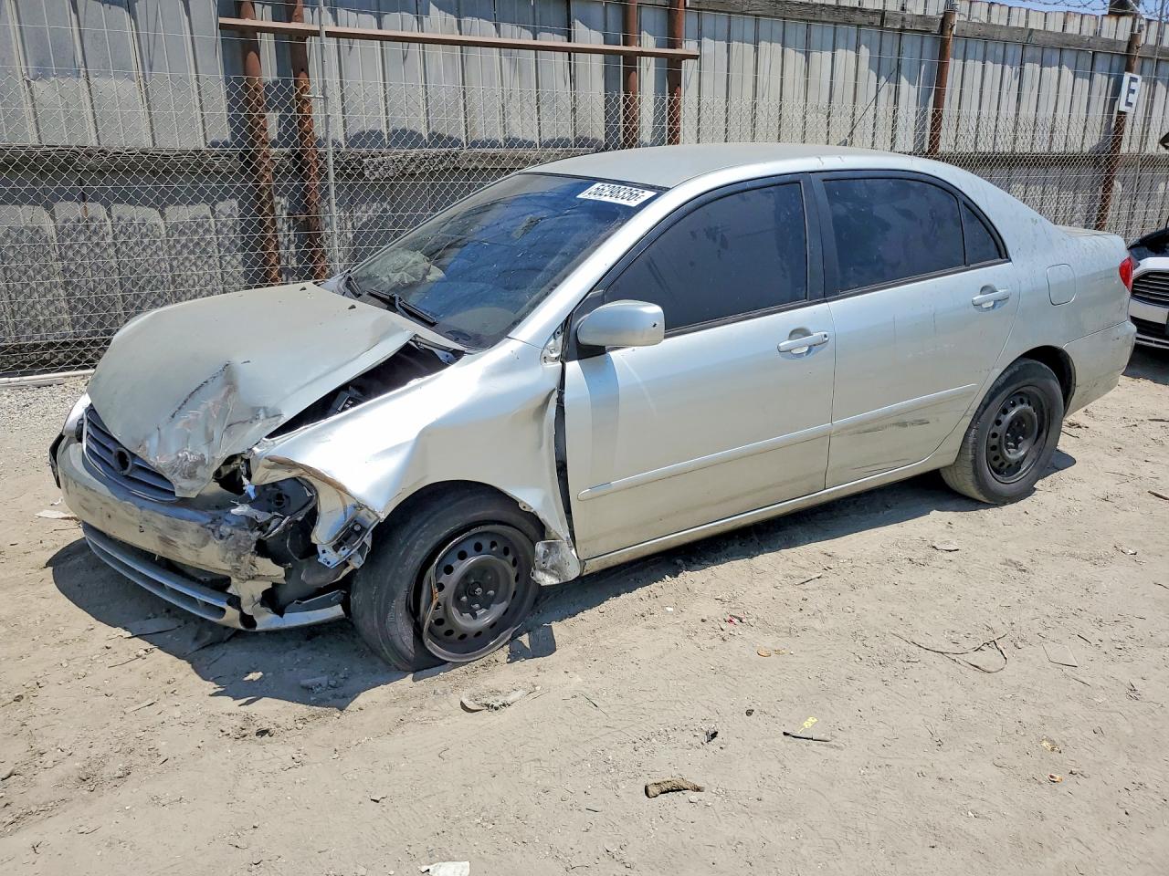 2003 Toyota Corolla Le Silver vin: JTDBR32E130034574