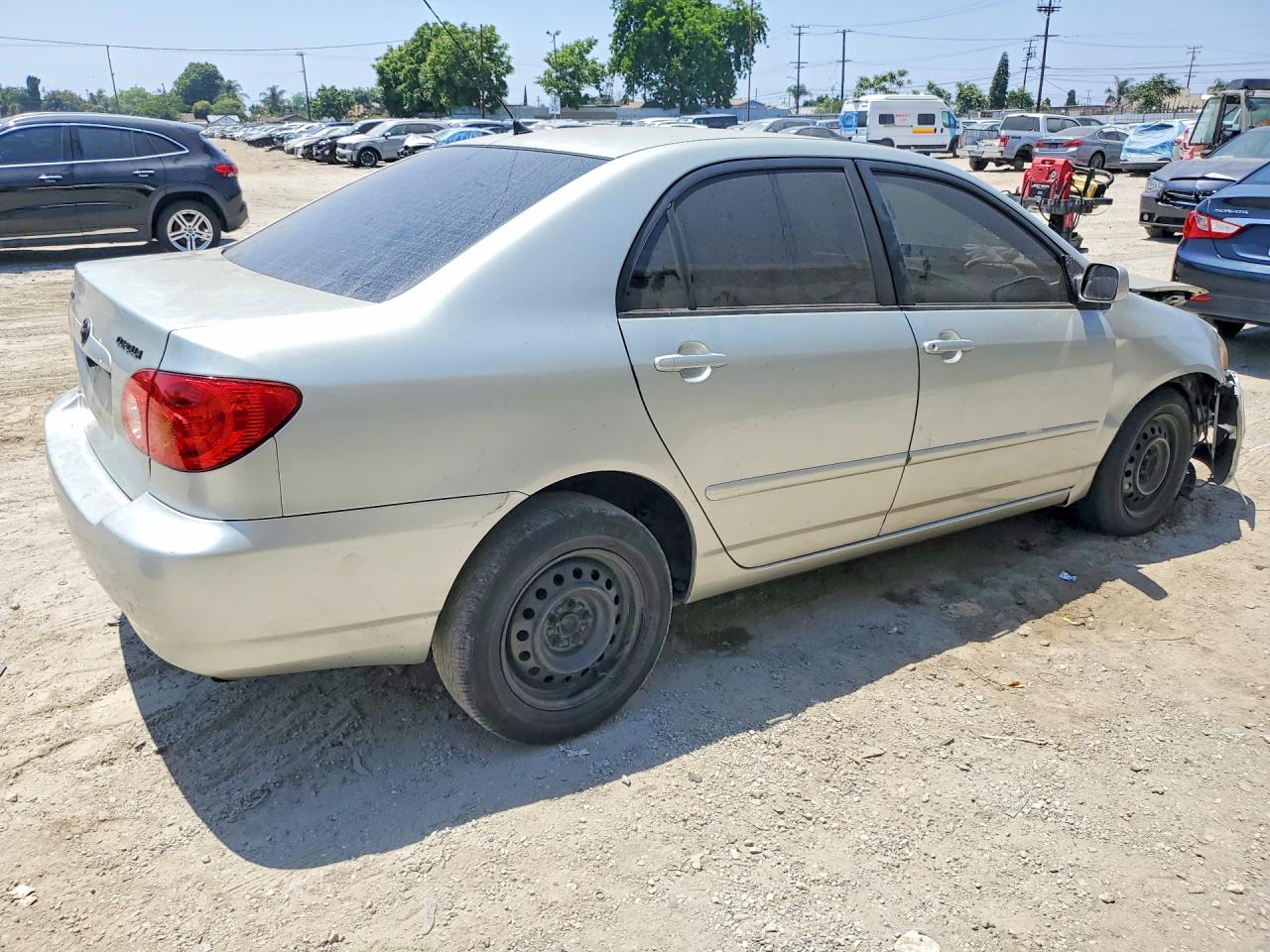 2003 Toyota Corolla Le Silver vin: JTDBR32E130034574
