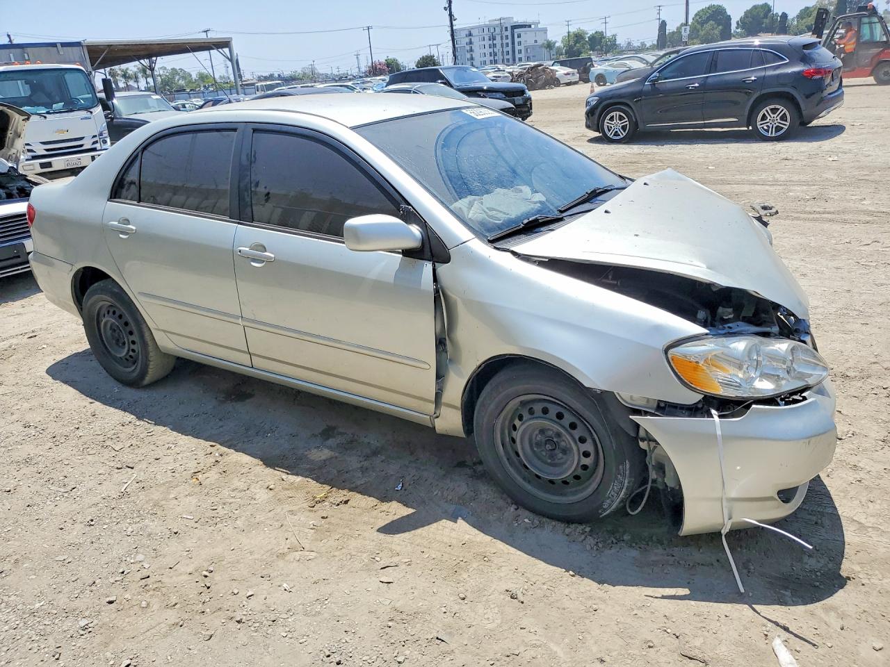 2003 Toyota Corolla Le Silver vin: JTDBR32E130034574