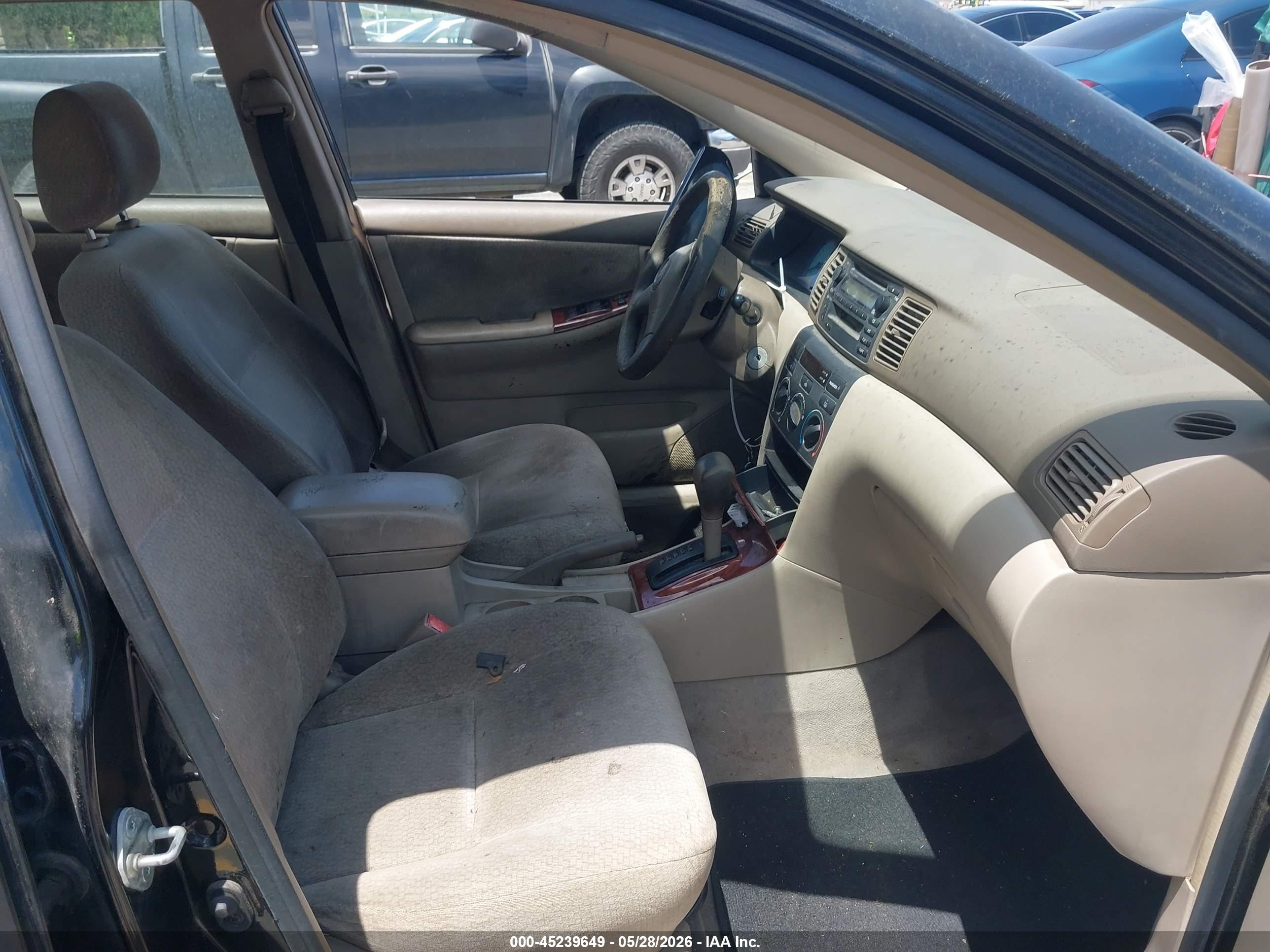 2003 Toyota Corolla Le Черный vin: JTDBR32E132008934