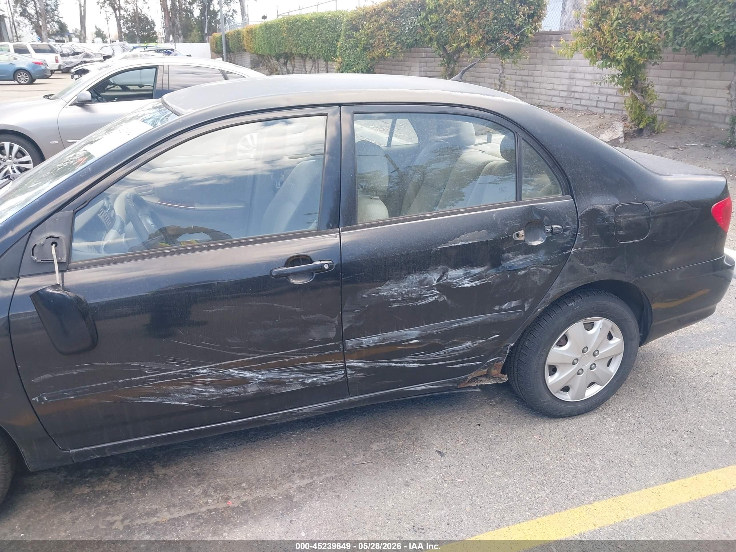 2003 Toyota Corolla Le Черный vin: JTDBR32E132008934