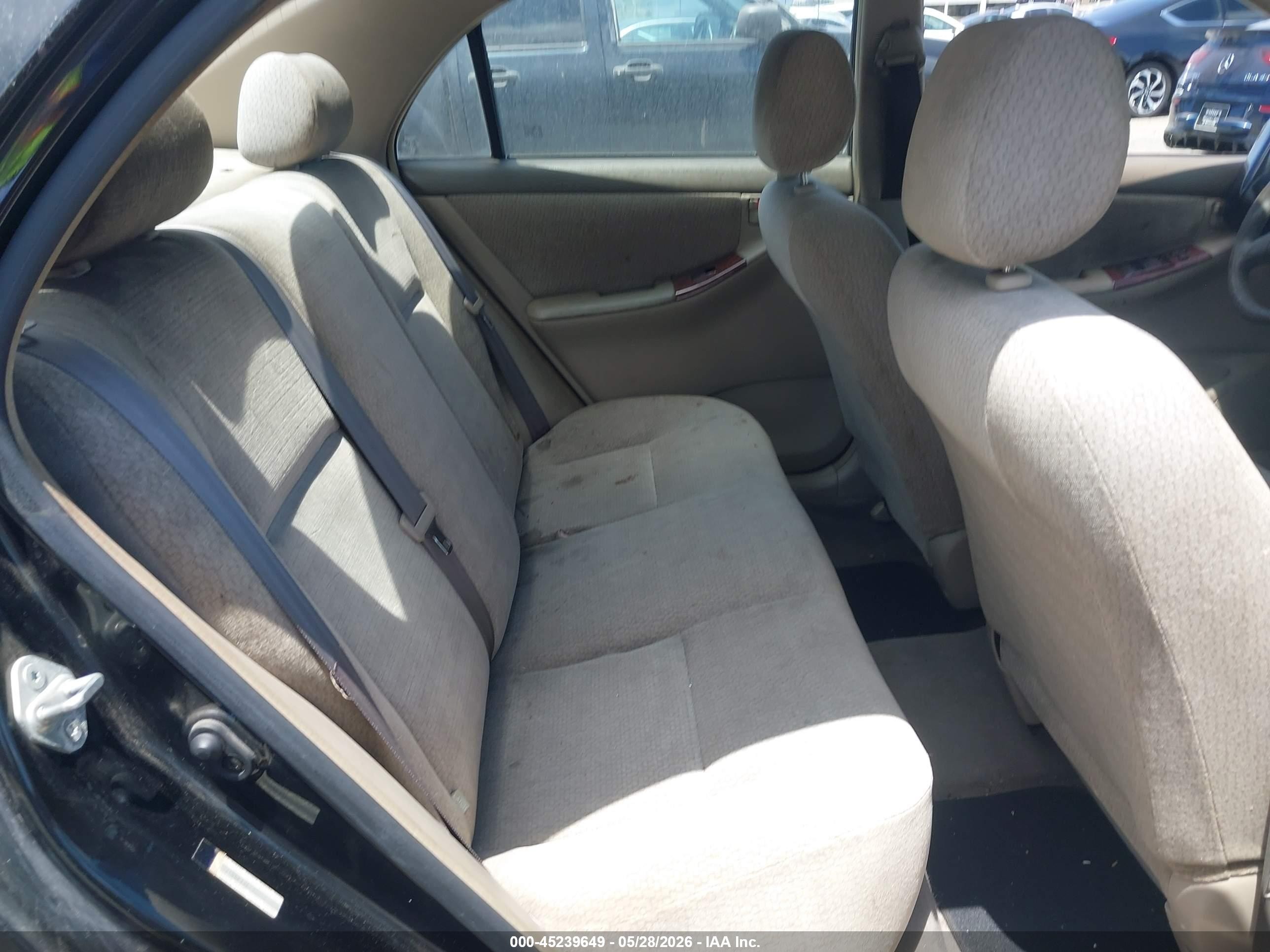 2003 Toyota Corolla Le Черный vin: JTDBR32E132008934