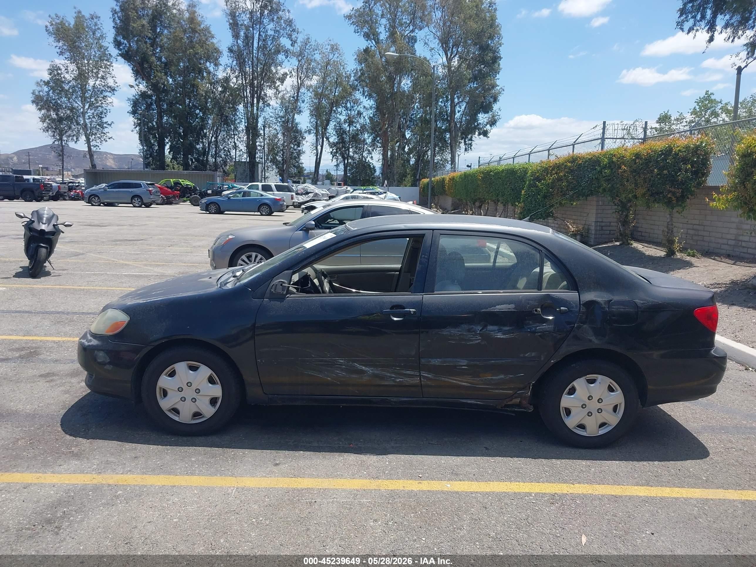 2003 Toyota Corolla Le Черный vin: JTDBR32E132008934