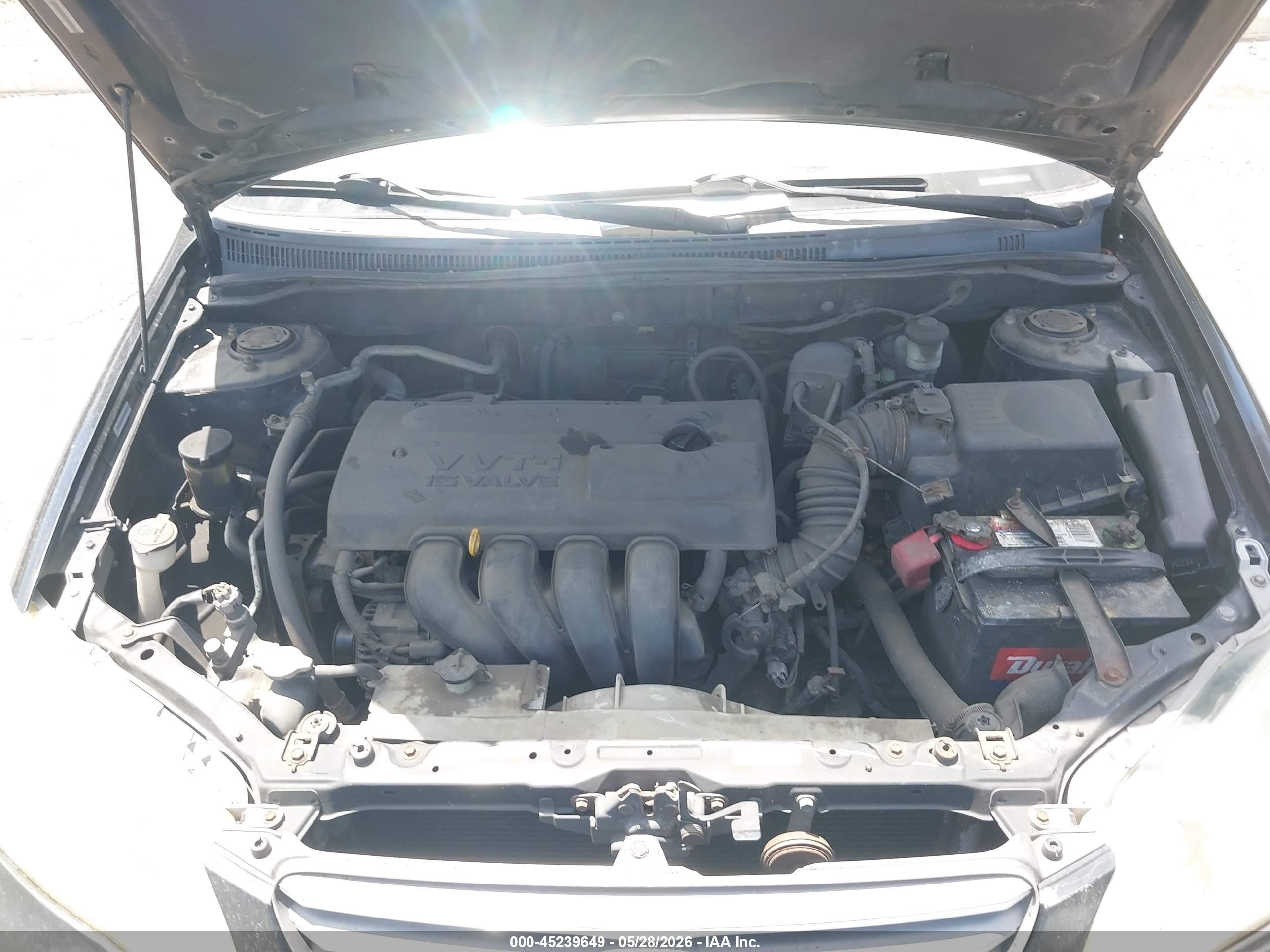 2003 Toyota Corolla Le Черный vin: JTDBR32E132008934