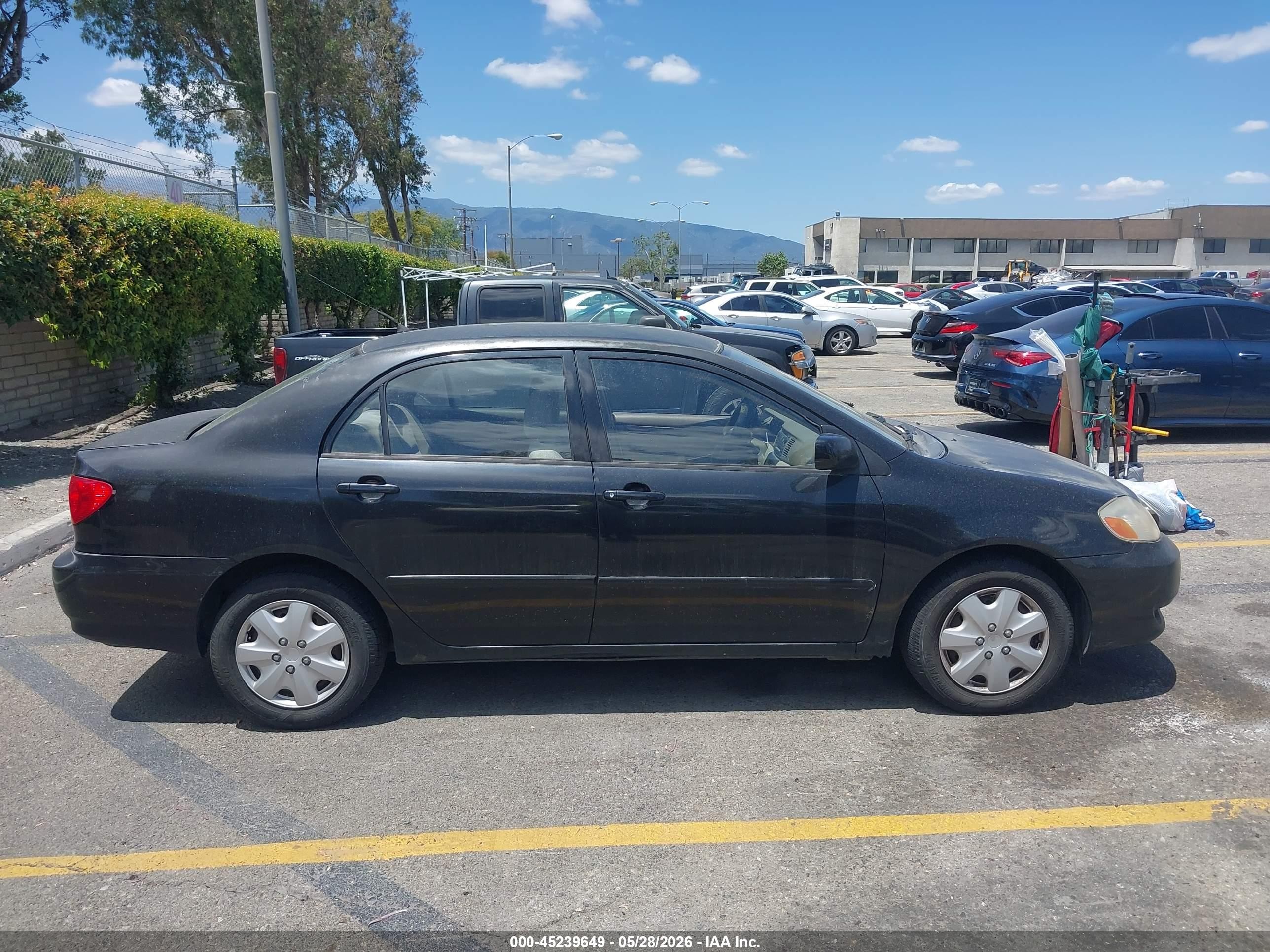 2003 Toyota Corolla Le Черный vin: JTDBR32E132008934