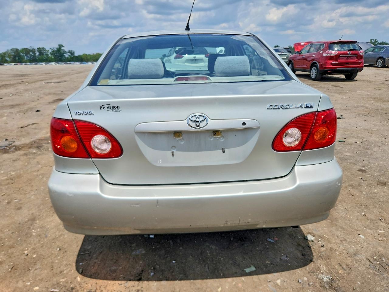 2004 Toyota Corolla Le Silver vin: JTDBR32E142021359