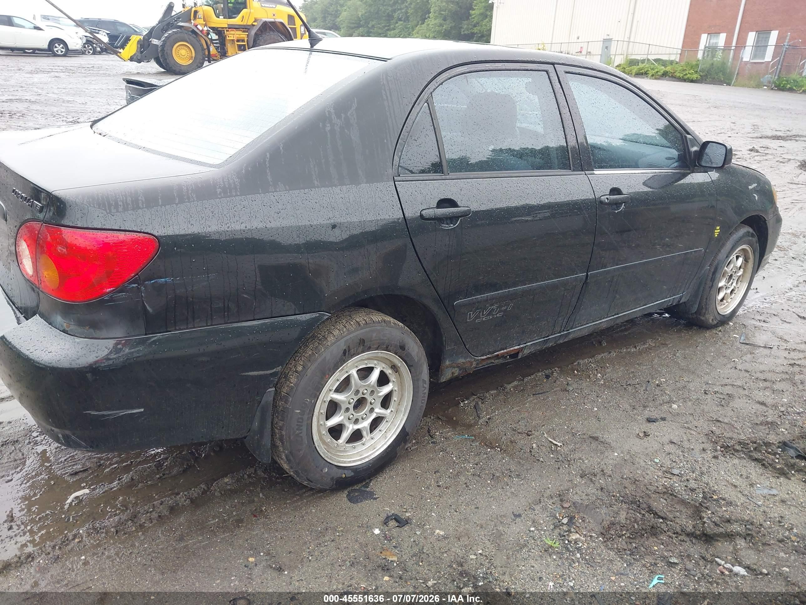 2004 Toyota Corolla Le Black vin: JTDBR32E142043409