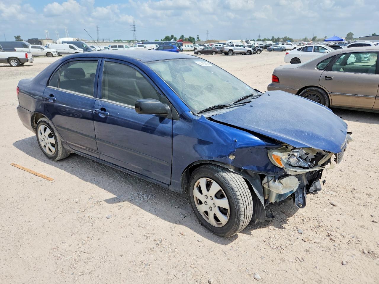 2006 Toyota Corolla Ce Blue vin: JTDBR32E160062587