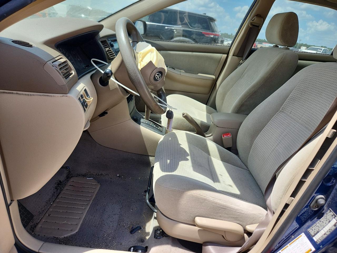 2006 Toyota Corolla Ce Blue vin: JTDBR32E160062587