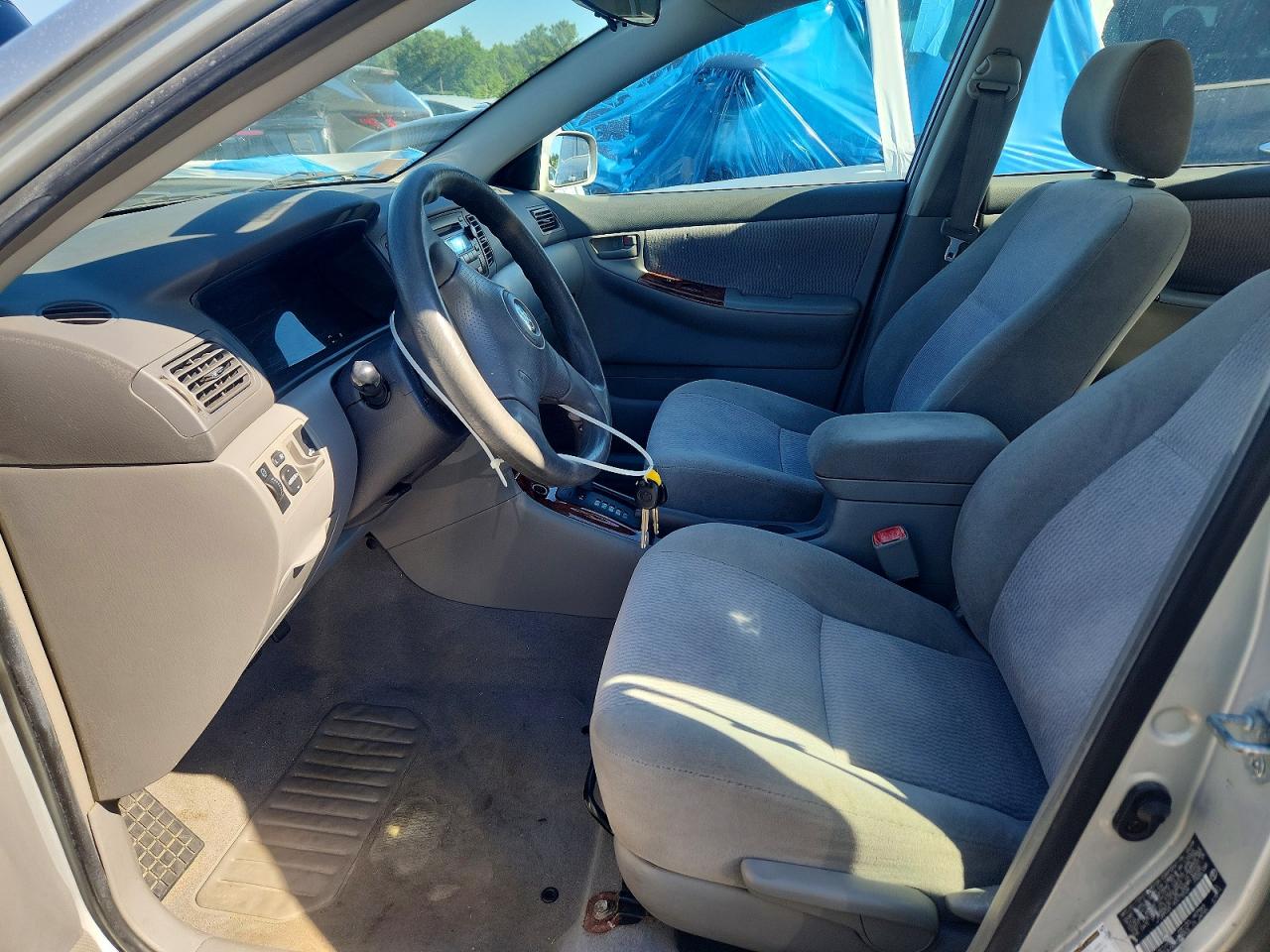 2006 Toyota Corolla Le Silver vin: JTDBR32E160075534