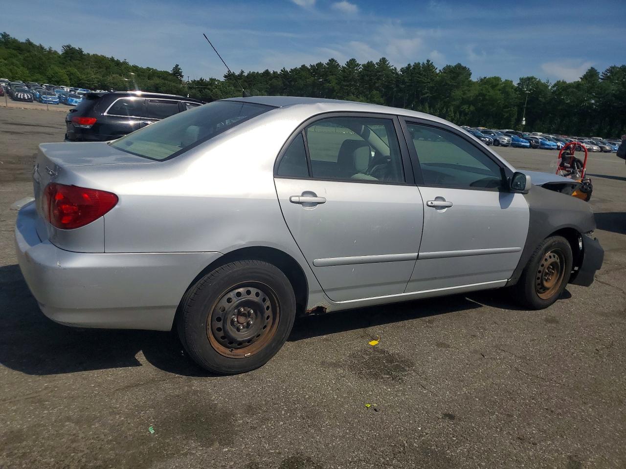 2006 Toyota Corolla Le Silver vin: JTDBR32E160075534