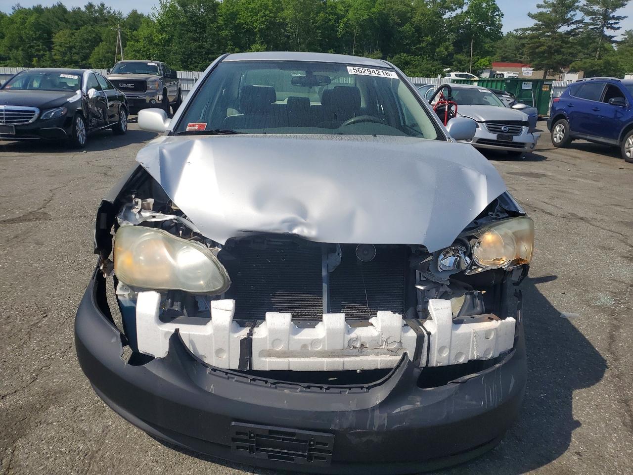 2006 Toyota Corolla Le Silver vin: JTDBR32E160075534