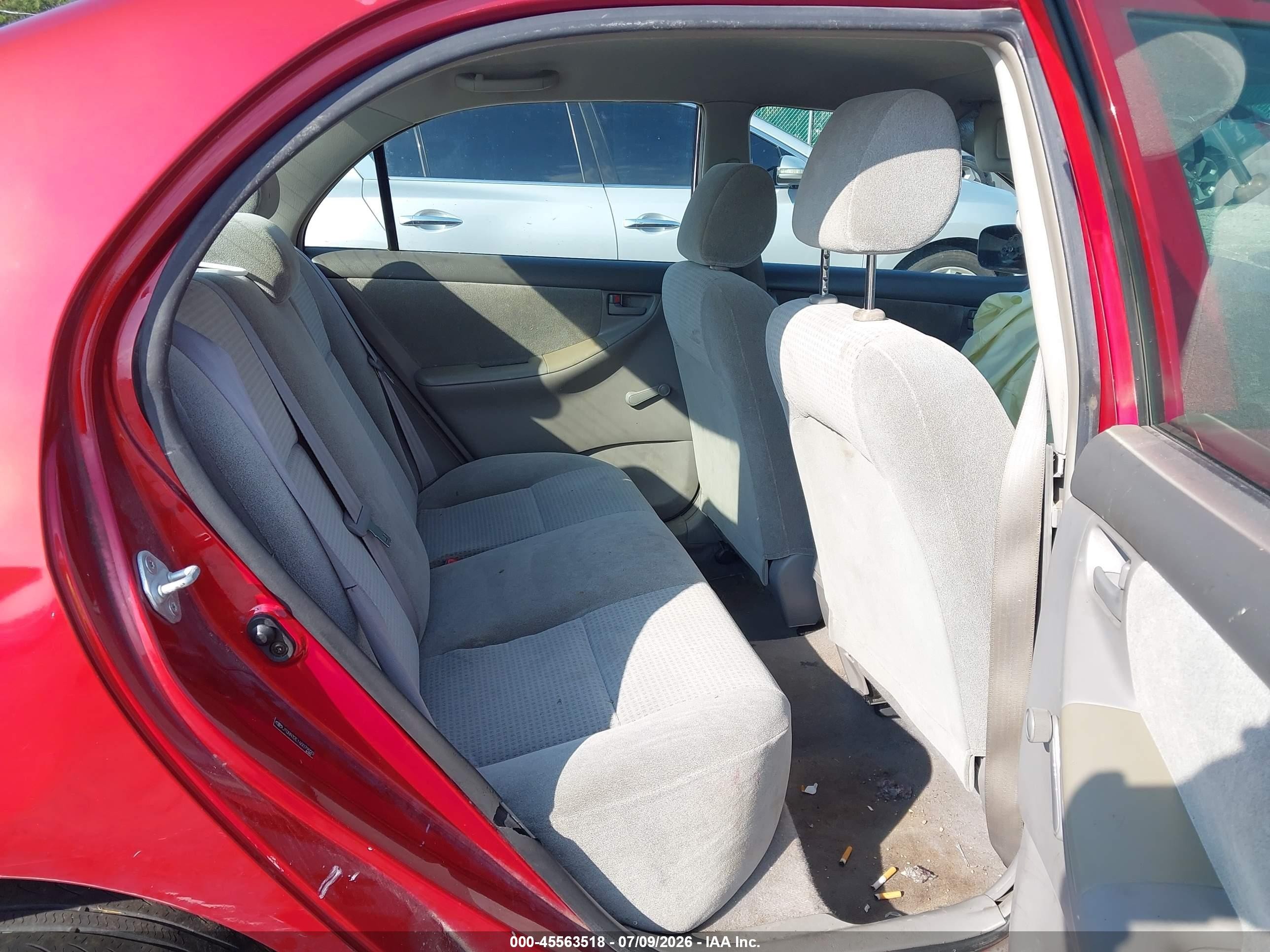 2006 Toyota Corolla Ce Red vin: JTDBR32E160079020