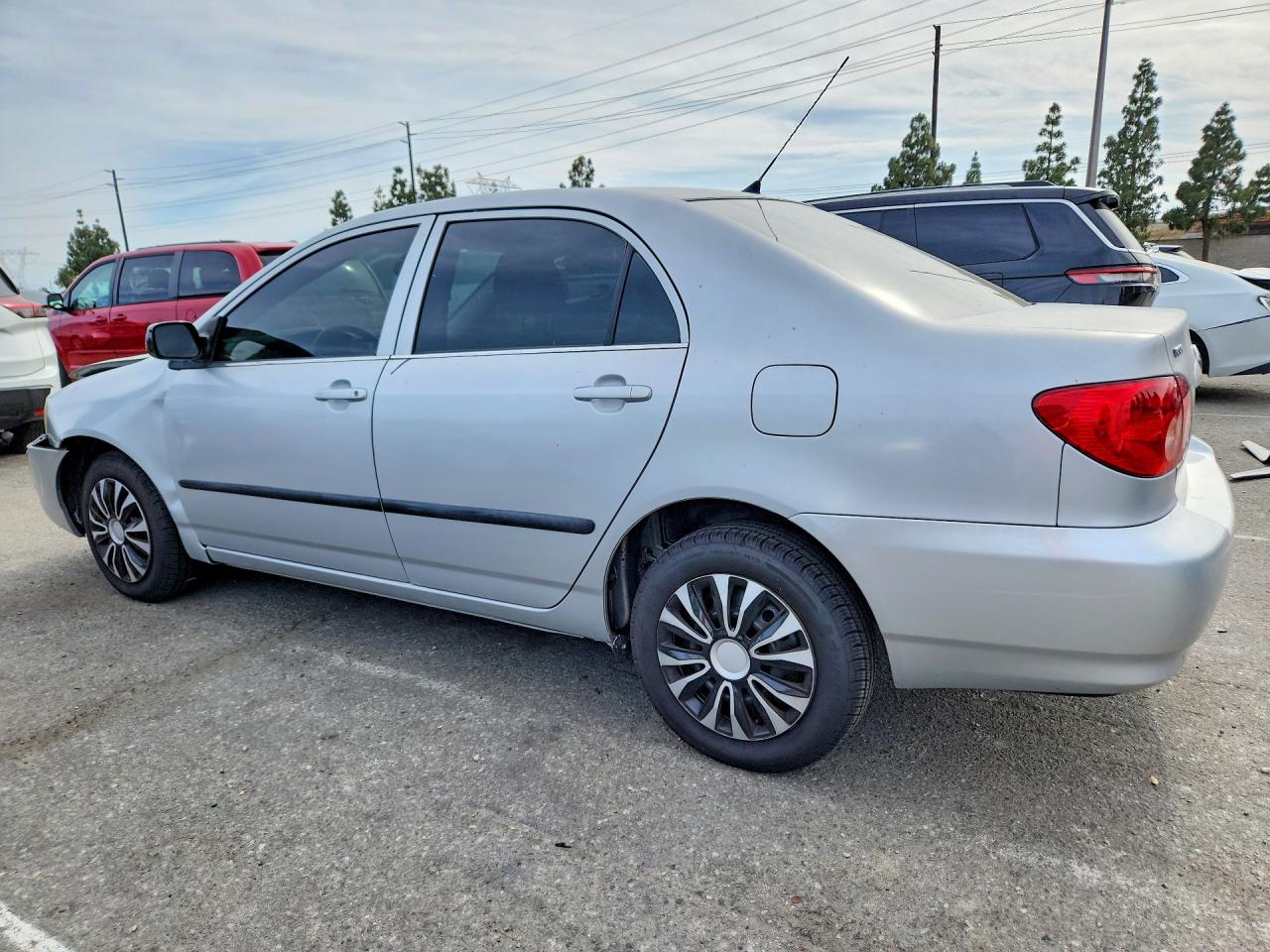 2006 Toyota Corolla Ce Silver vin: JTDBR32E160099767