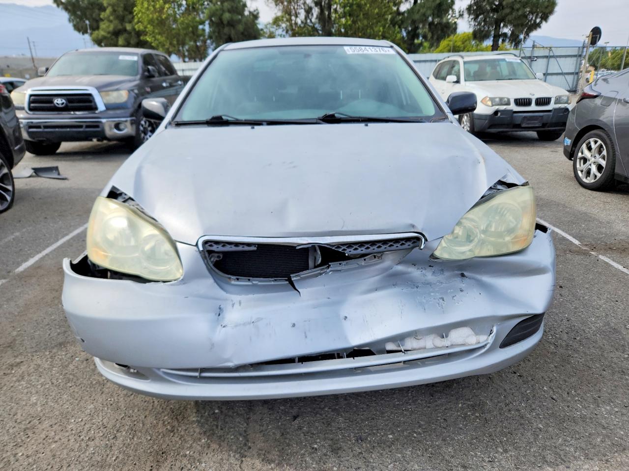 2006 Toyota Corolla Ce Silver vin: JTDBR32E160099767