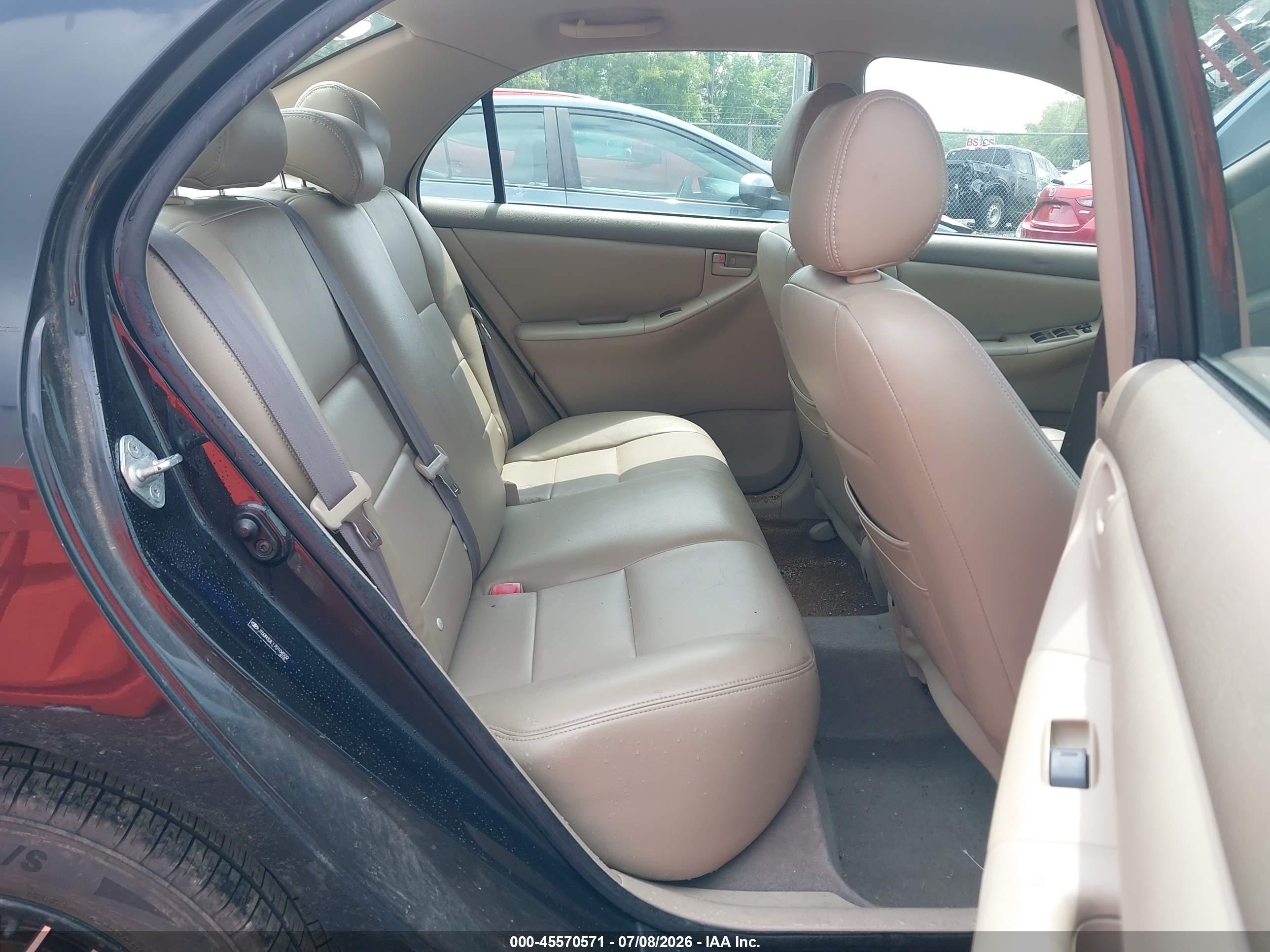 2007 Toyota Corolla Ce Black vin: JTDBR32E170104502
