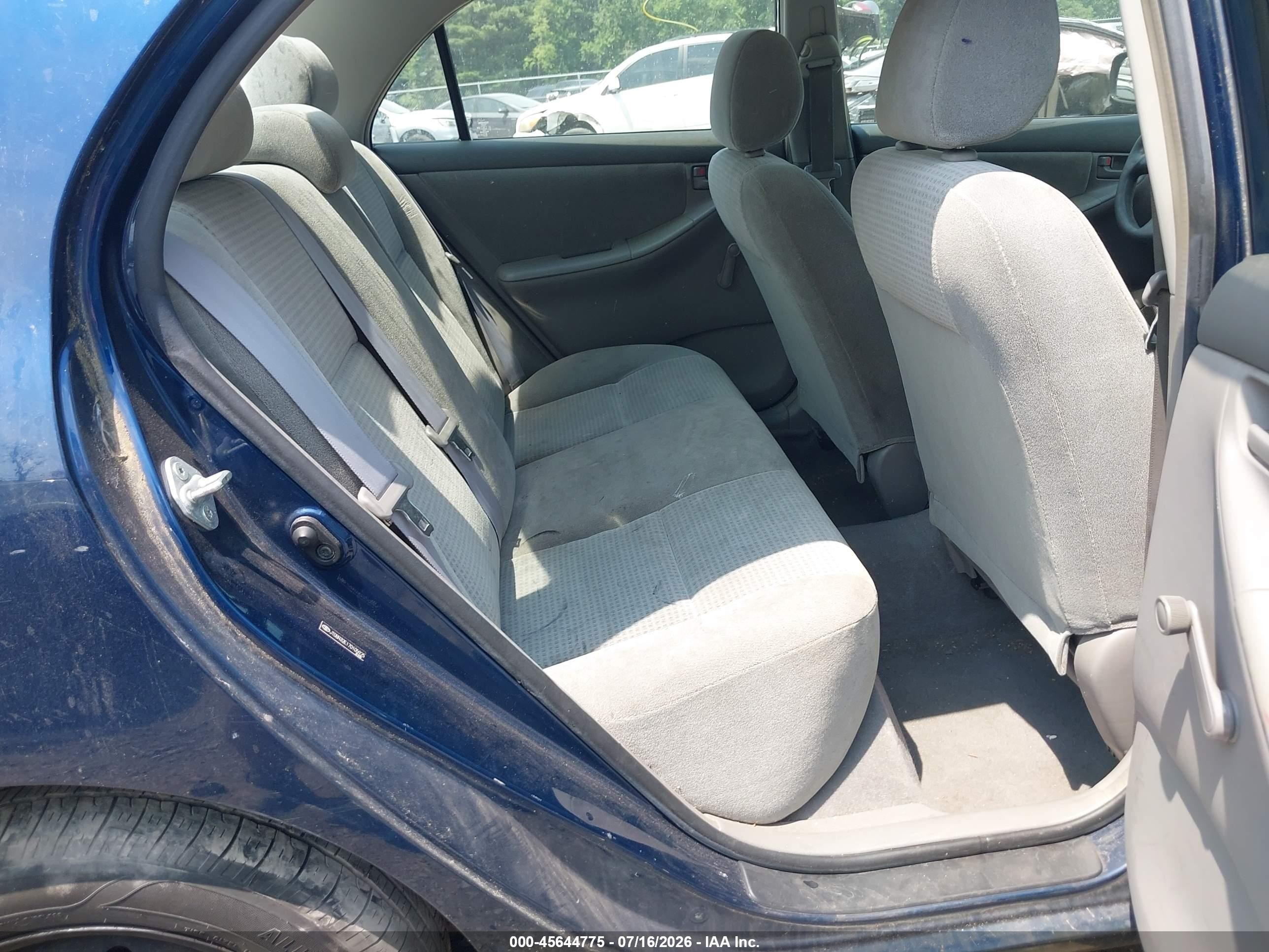 2007 Toyota Corolla Ce Blue vin: JTDBR32E170105925