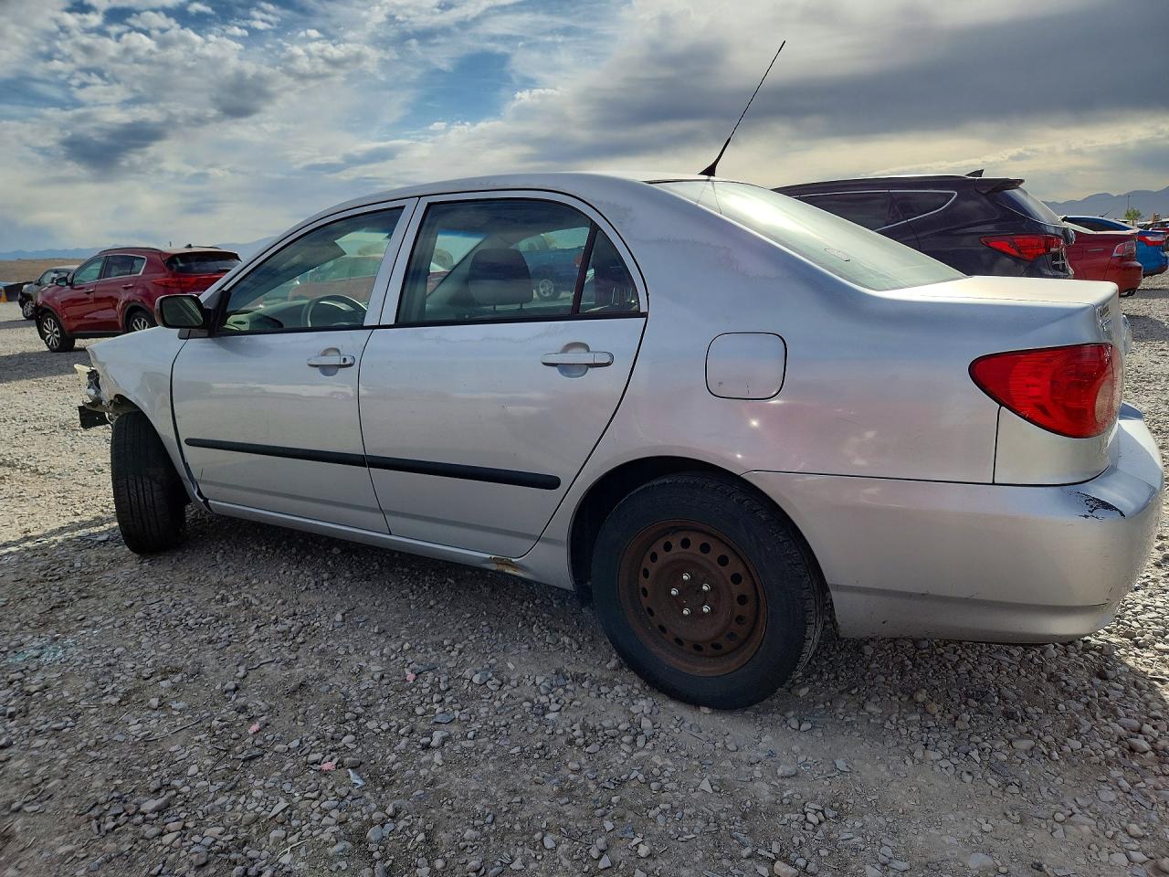 2007 Toyota Corolla Ce Silver vin: JTDBR32E170121557