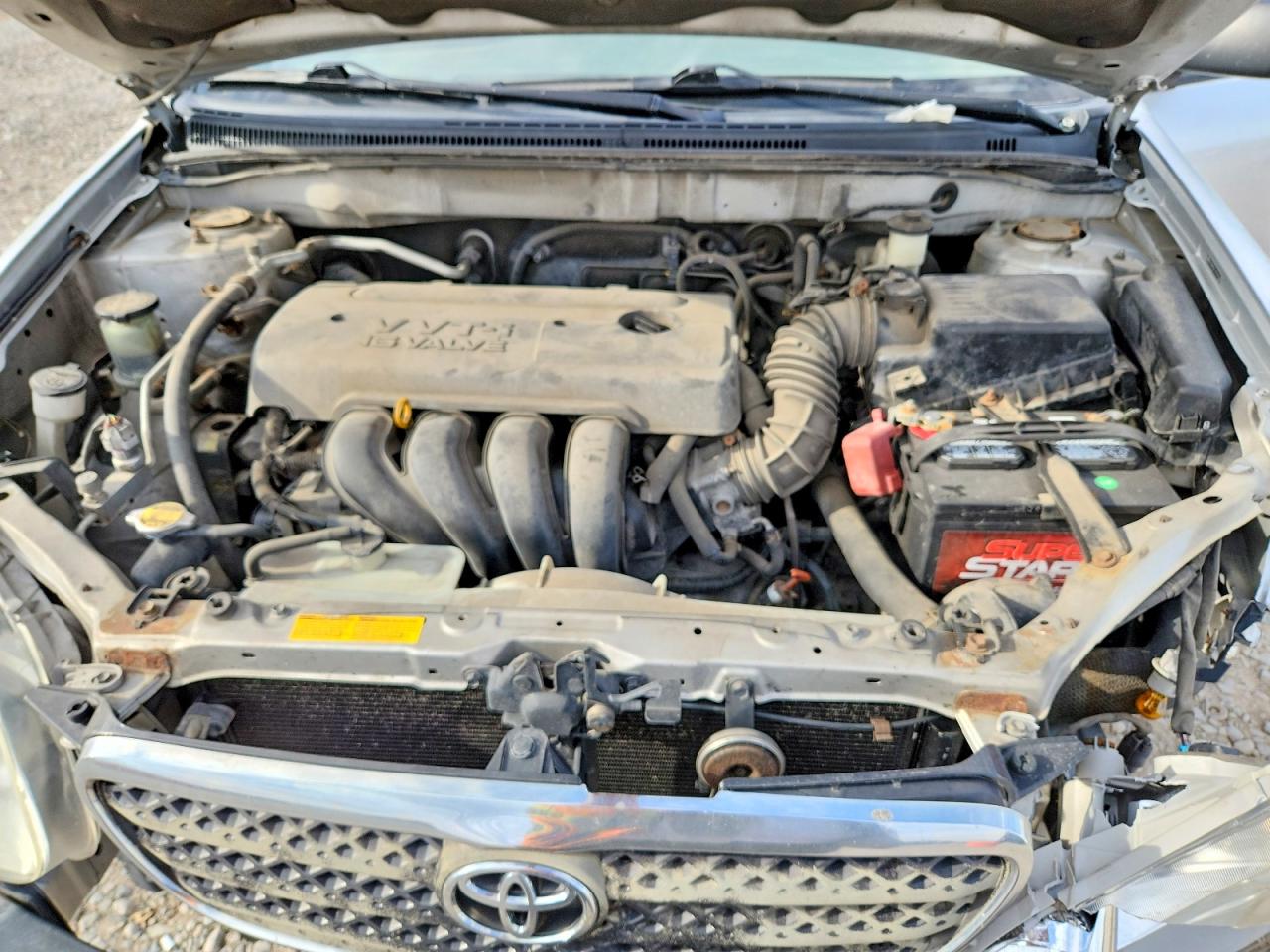 2007 Toyota Corolla Ce Silver vin: JTDBR32E170121557