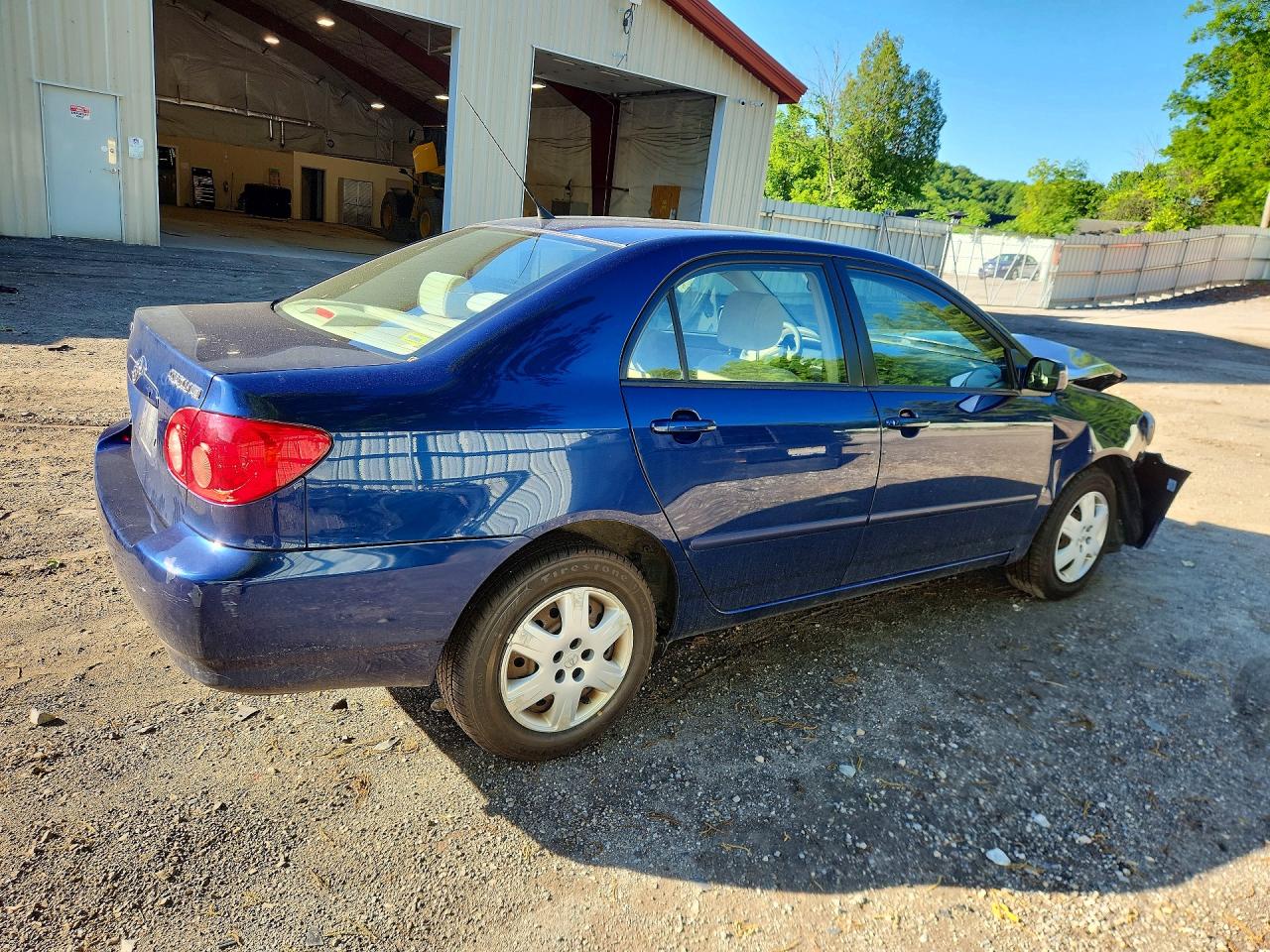 2007 Toyota Corolla Le Blue vin: JTDBR32E170126743
