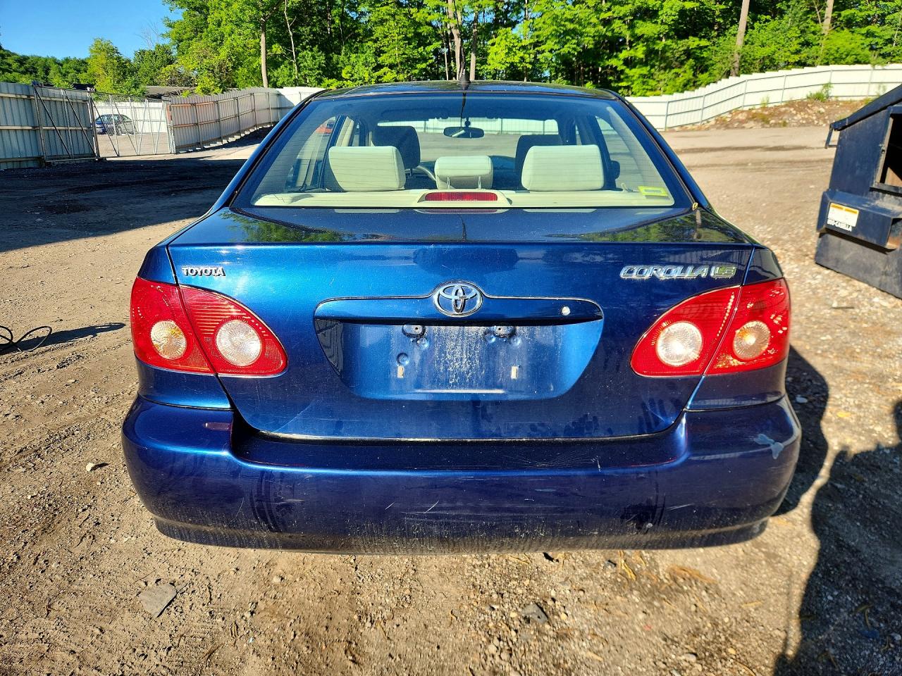2007 Toyota Corolla Le Blue vin: JTDBR32E170126743