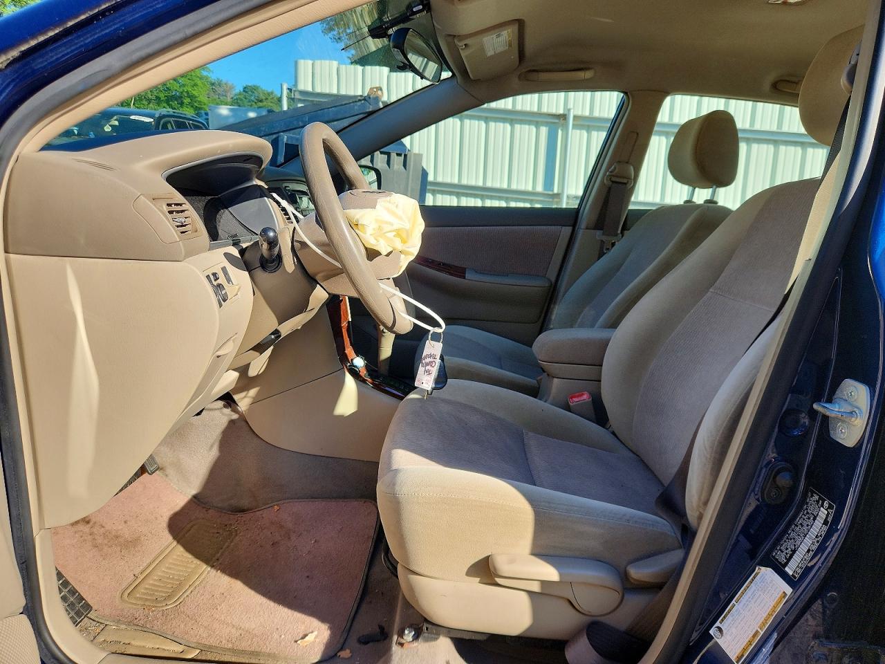 2007 Toyota Corolla Le Blue vin: JTDBR32E170126743