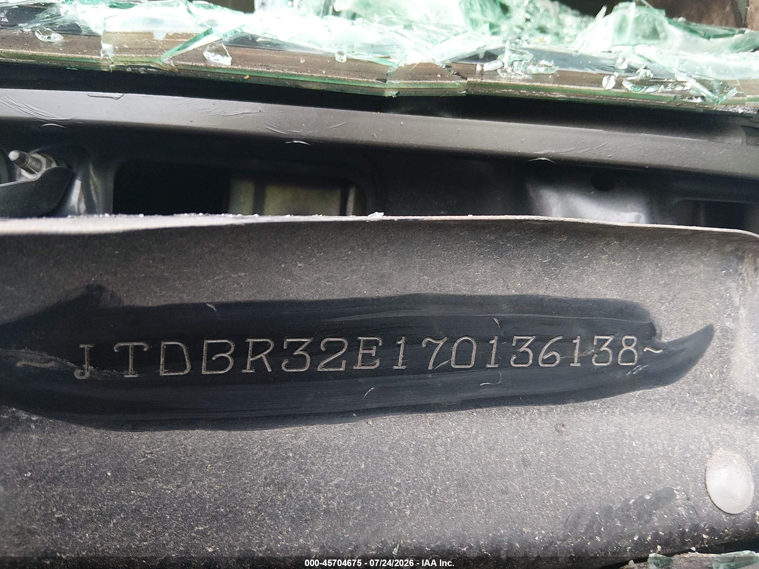 2007 Toyota Corolla Ce Black vin: JTDBR32E170136138
