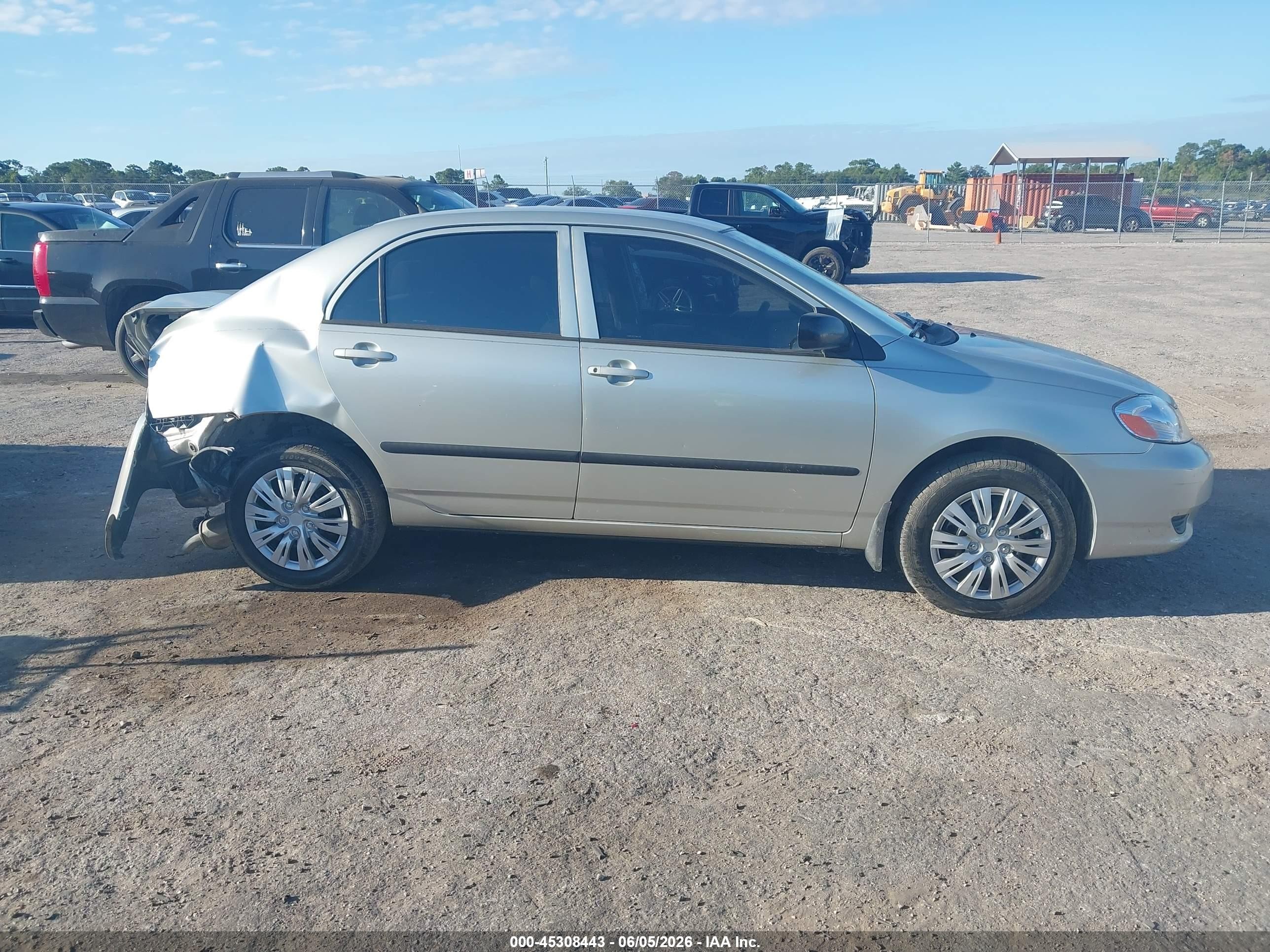 2003 Toyota Corolla Ce Silver vin: JTDBR32E230026113