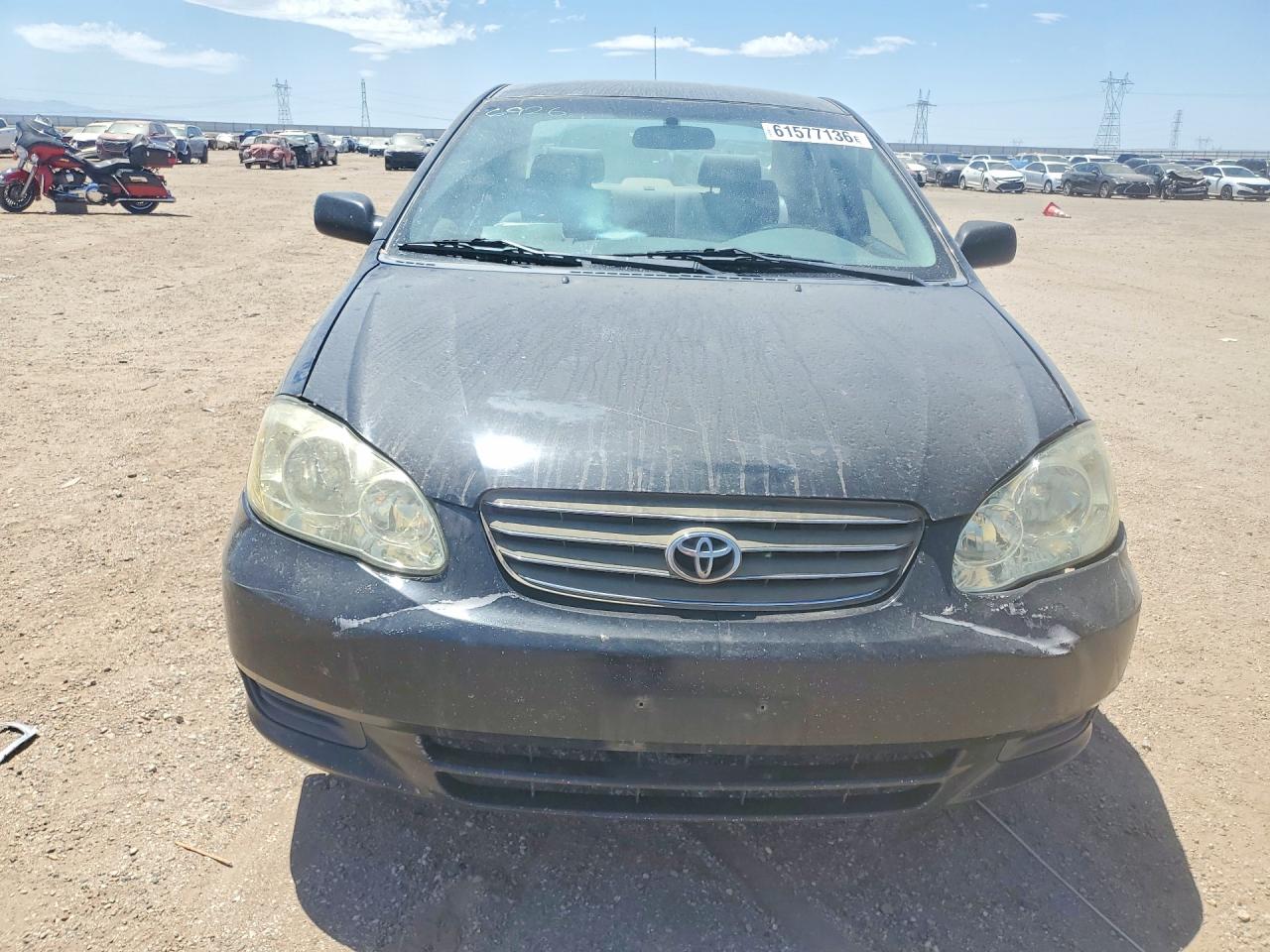 2003 Toyota Corolla Ce Black vin: JTDBR32E230034177