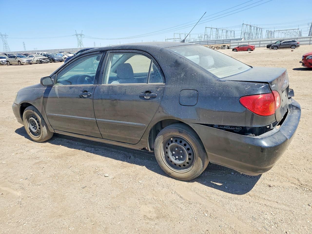 2003 Toyota Corolla Ce Black vin: JTDBR32E230034177