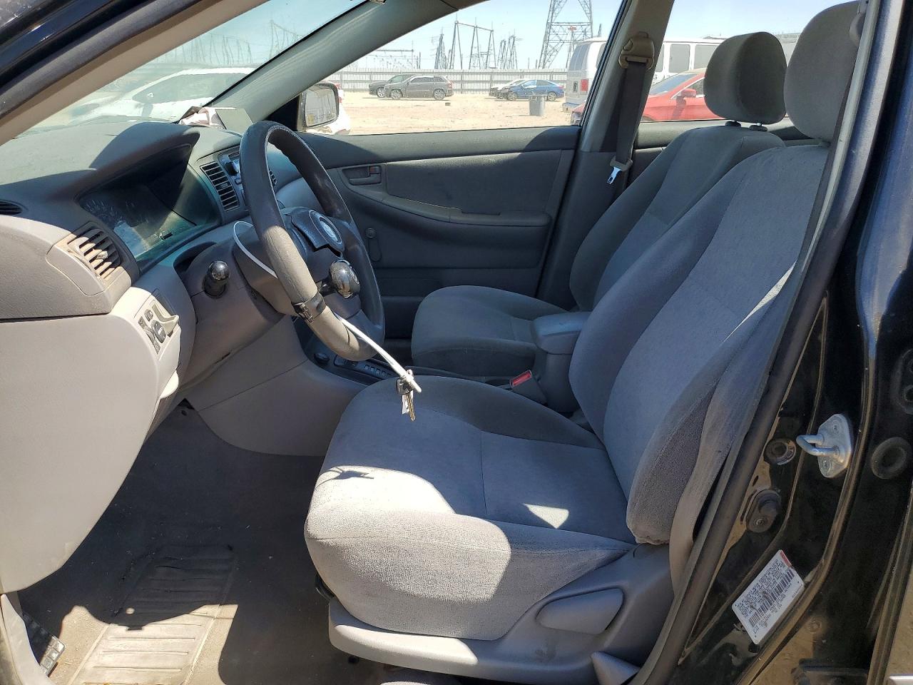 2003 Toyota Corolla Ce Black vin: JTDBR32E230034177