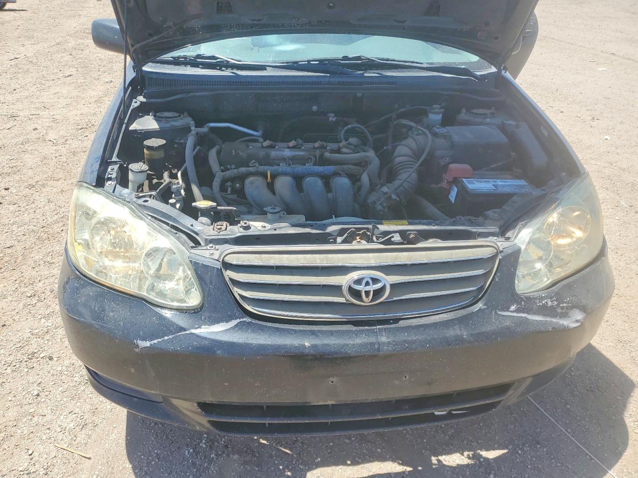 2003 Toyota Corolla Ce Black vin: JTDBR32E230034177